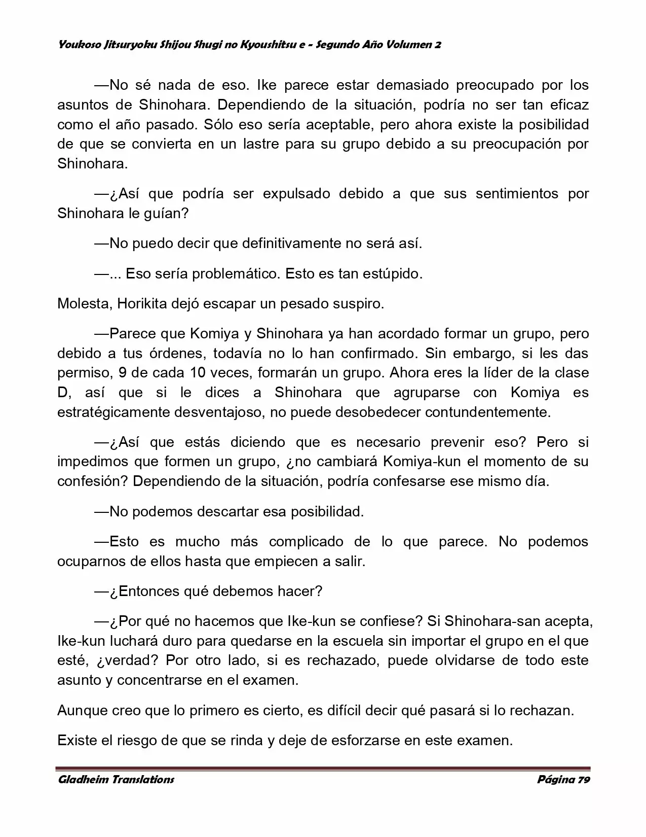 Página 79 del Manga