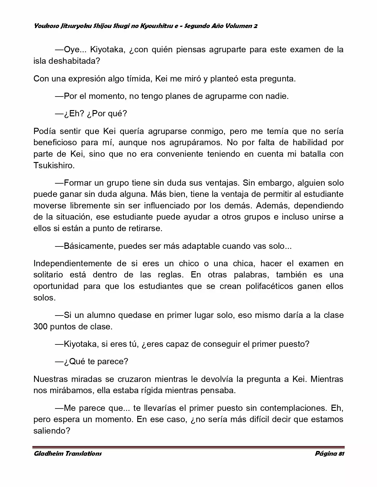 Página 81 del Manga