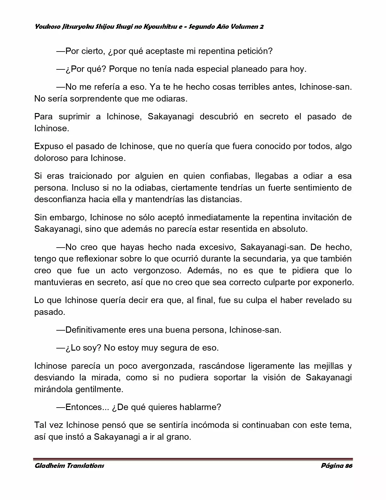 Página 86 del Manga