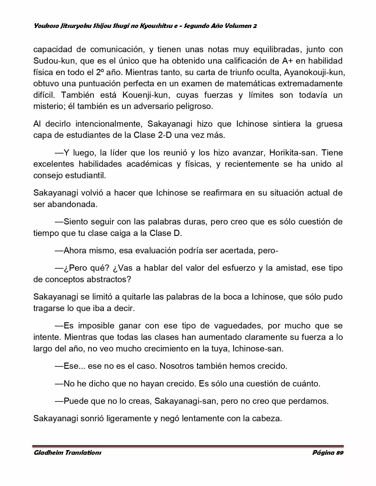 Página 89 del Manga