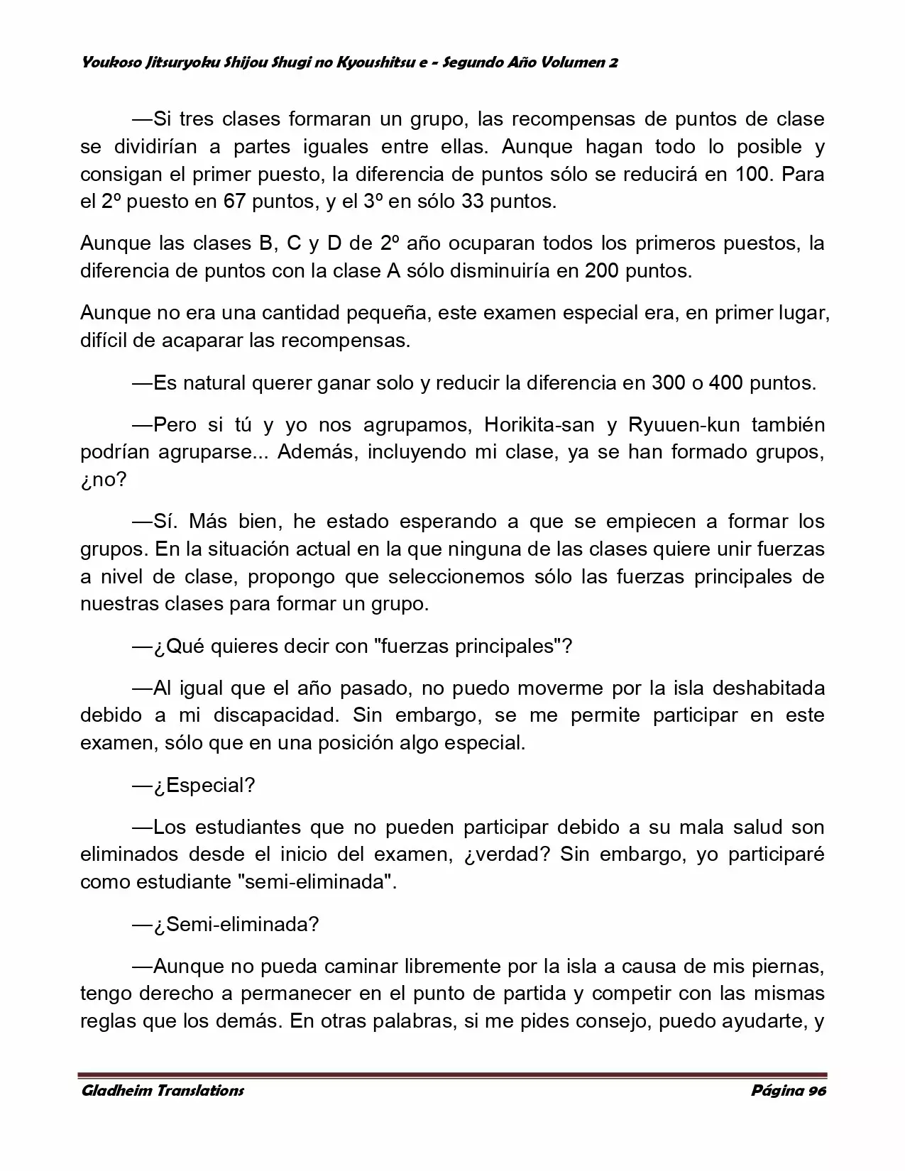 Página 96 del Manga