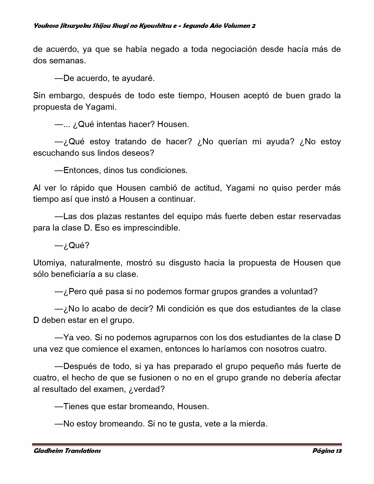 Página 13 del Manga