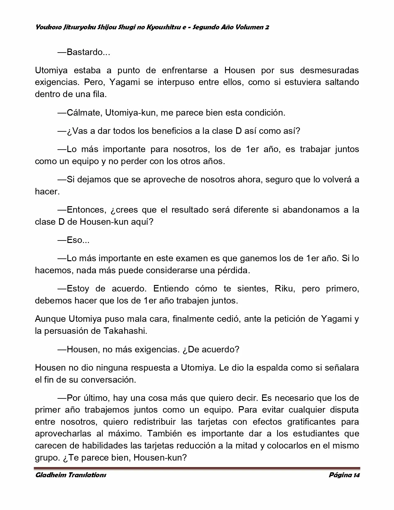 Página 14 del Manga