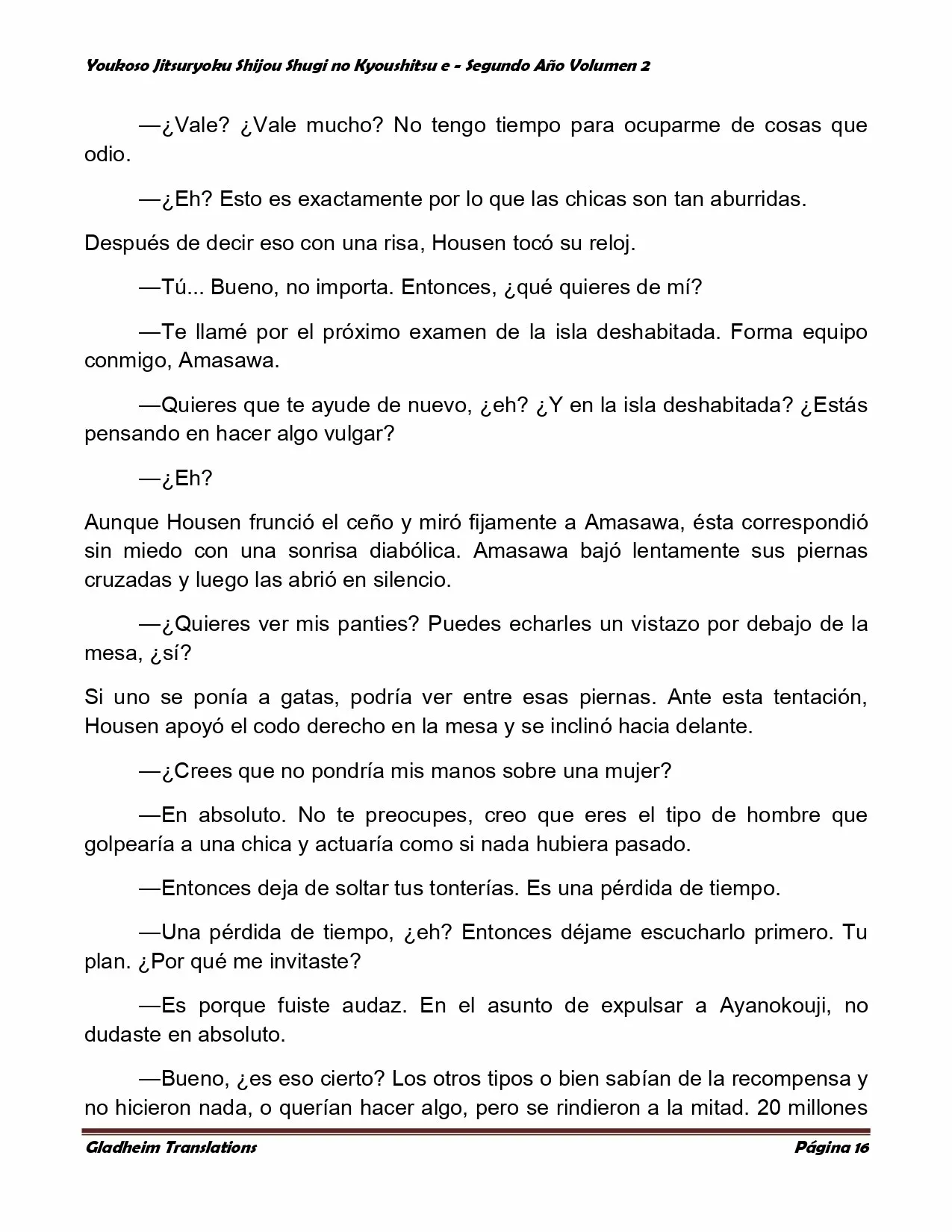 Página 16 del Manga