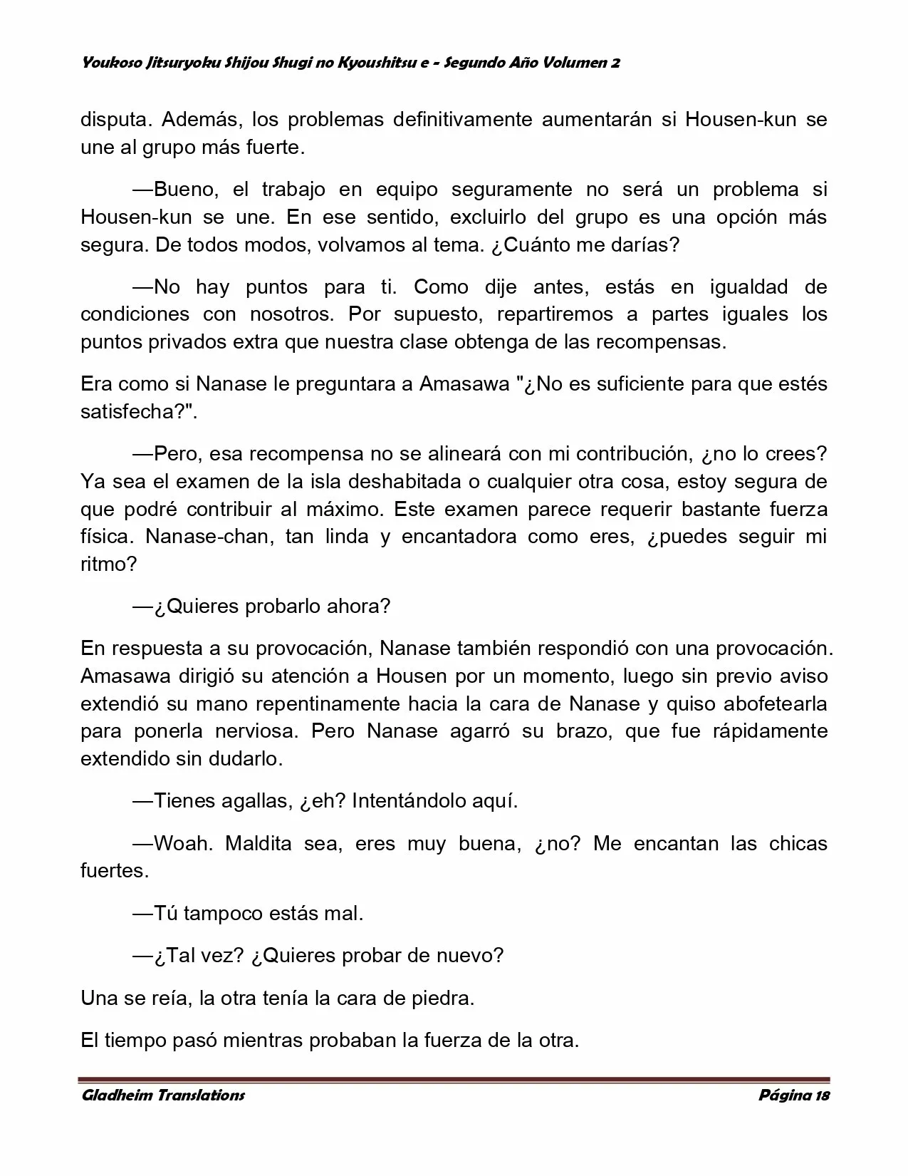 Página 18 del Manga