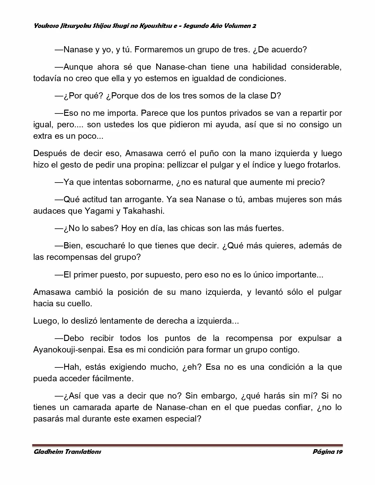 Página 19 del Manga