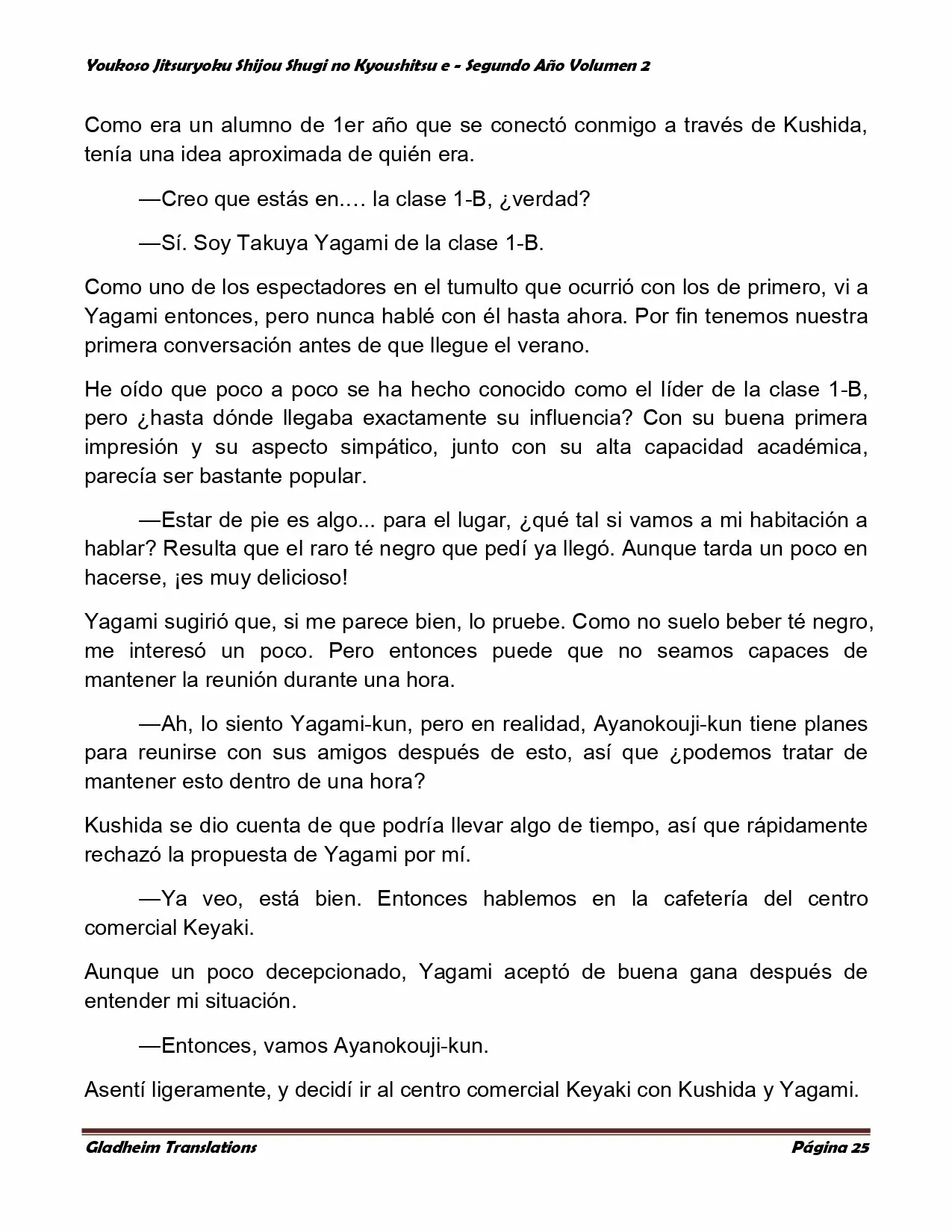 Página 25 del Manga