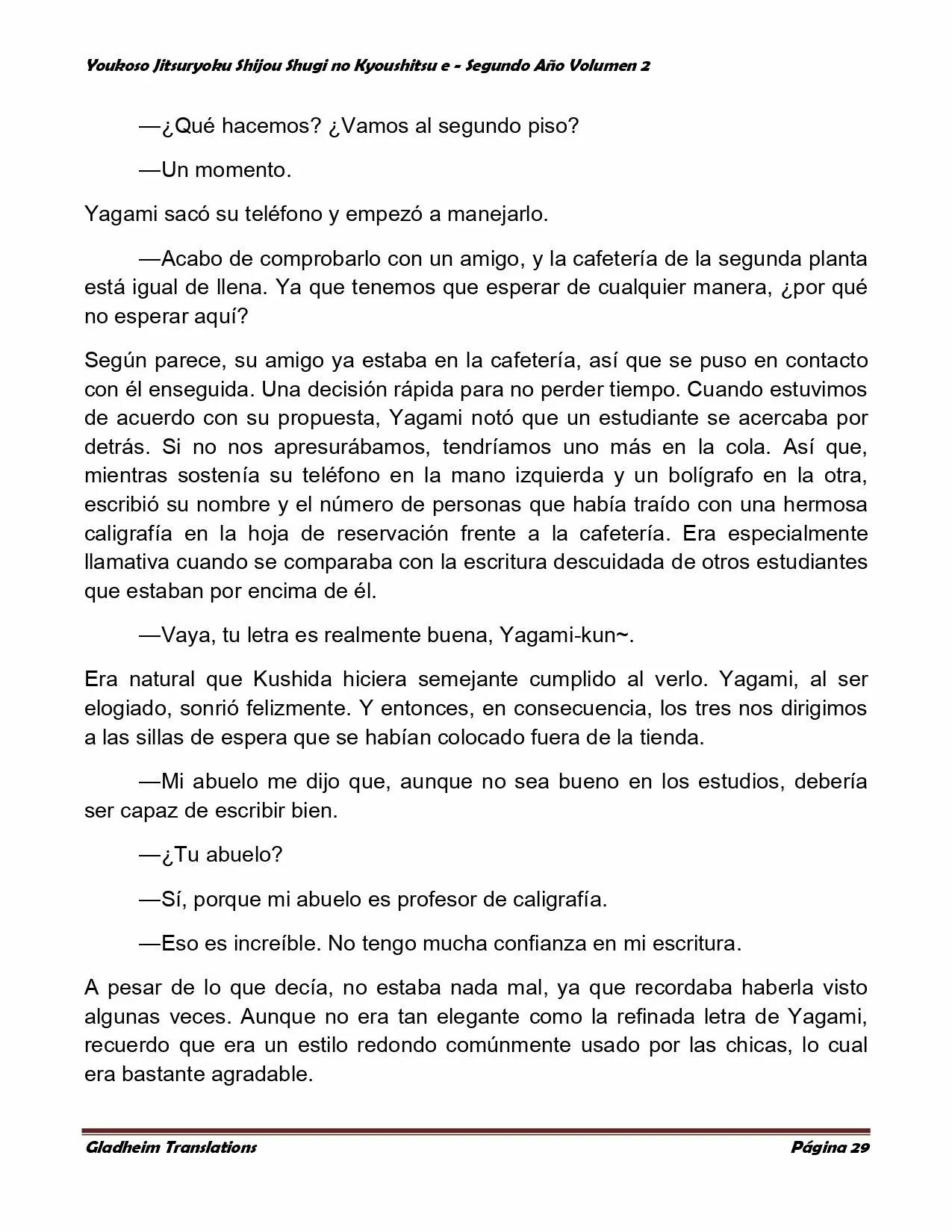 Página 29 del Manga