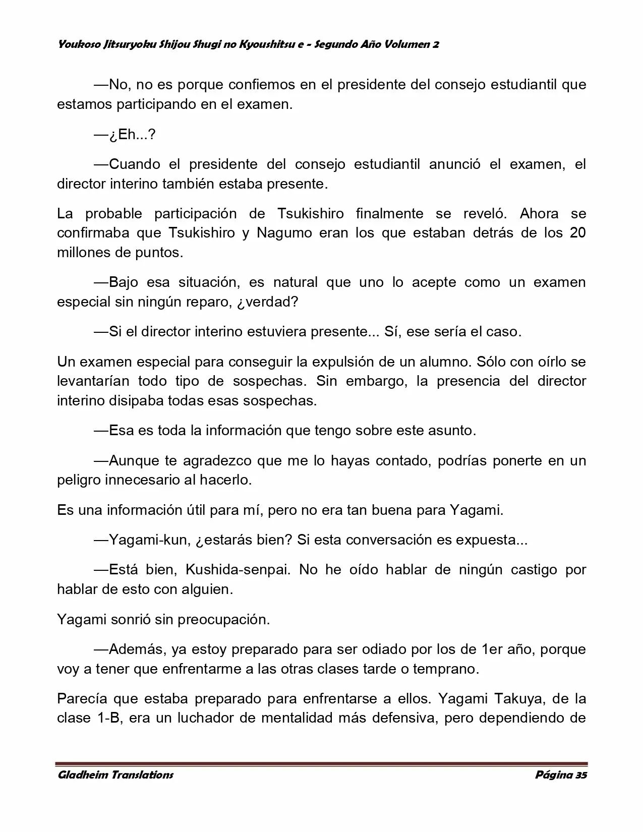 Página 35 del Manga