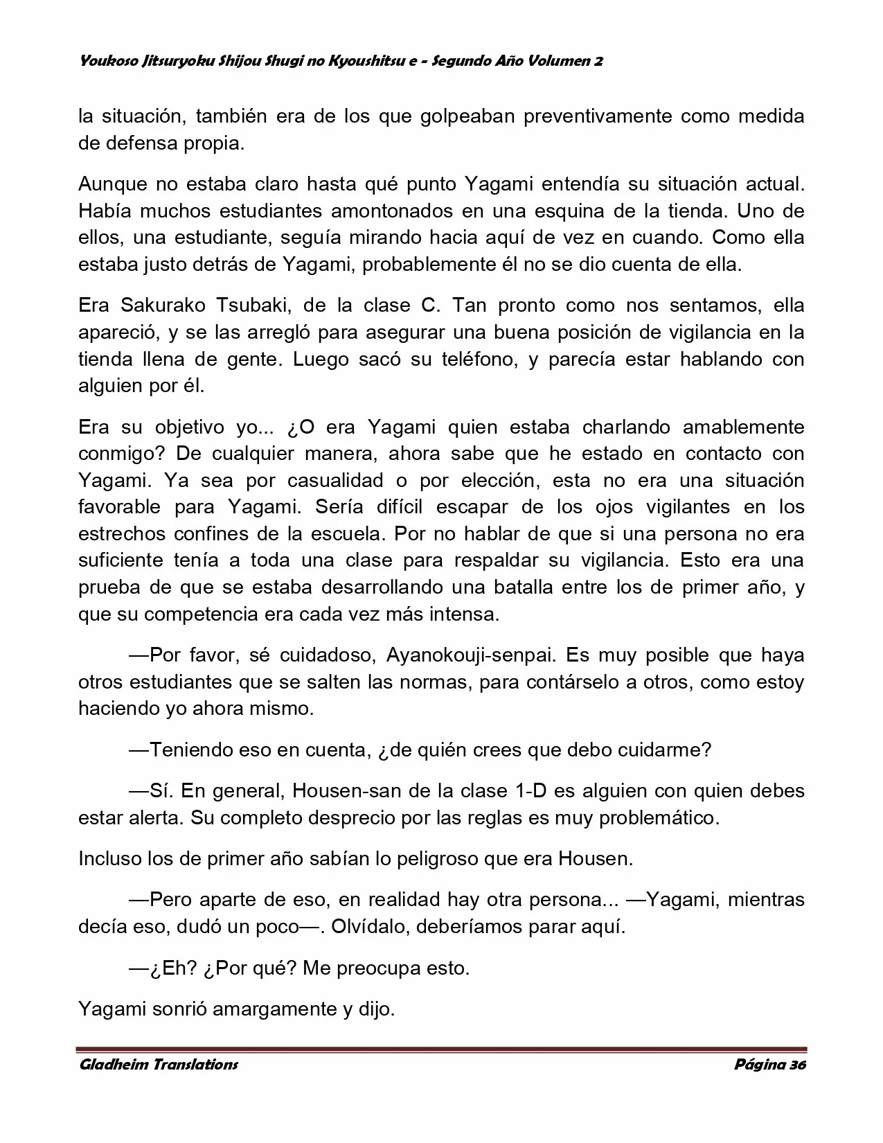 Página 36 del Manga