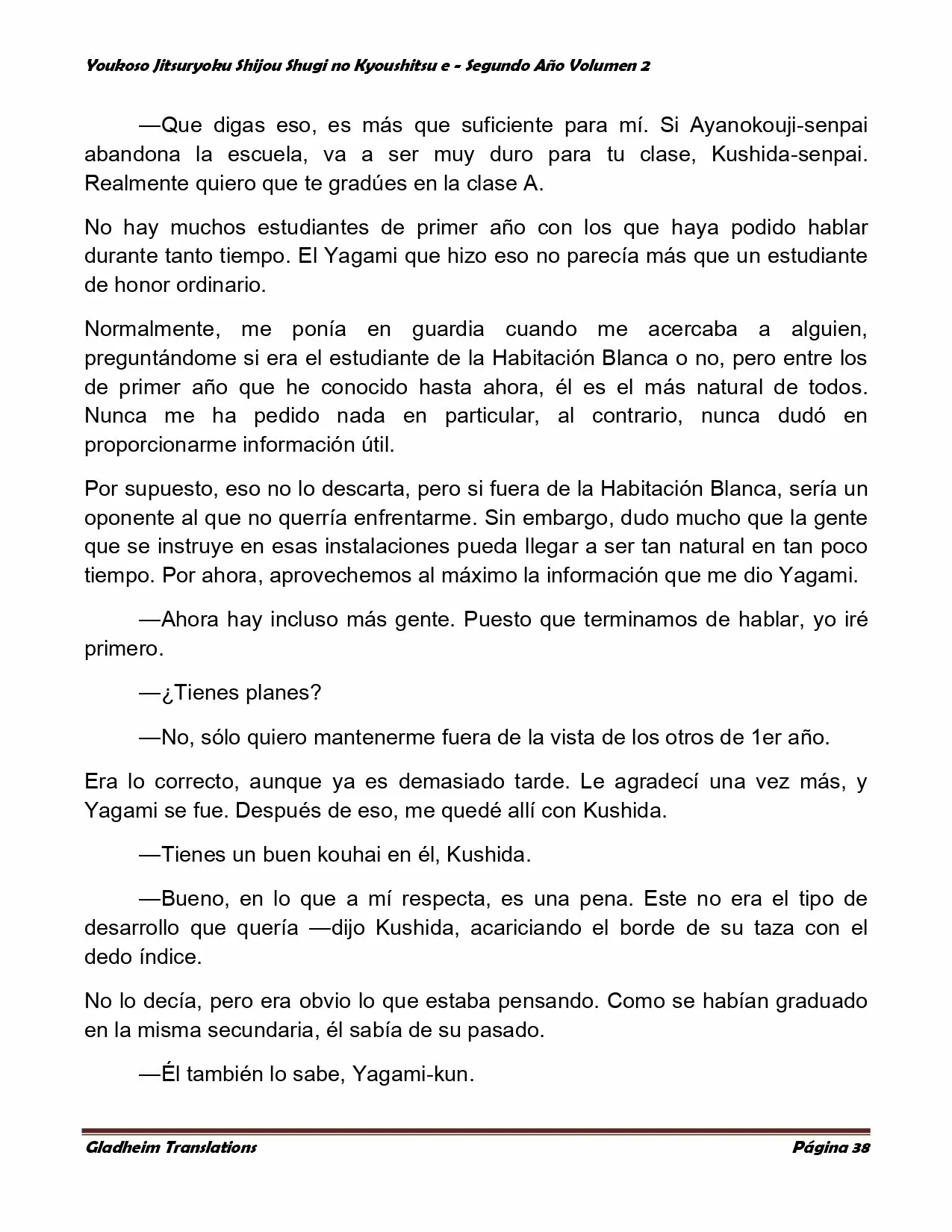 Página 38 del Manga