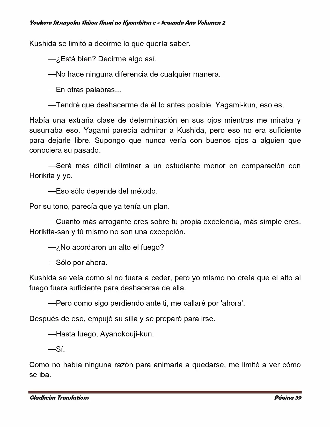 Página 39 del Manga