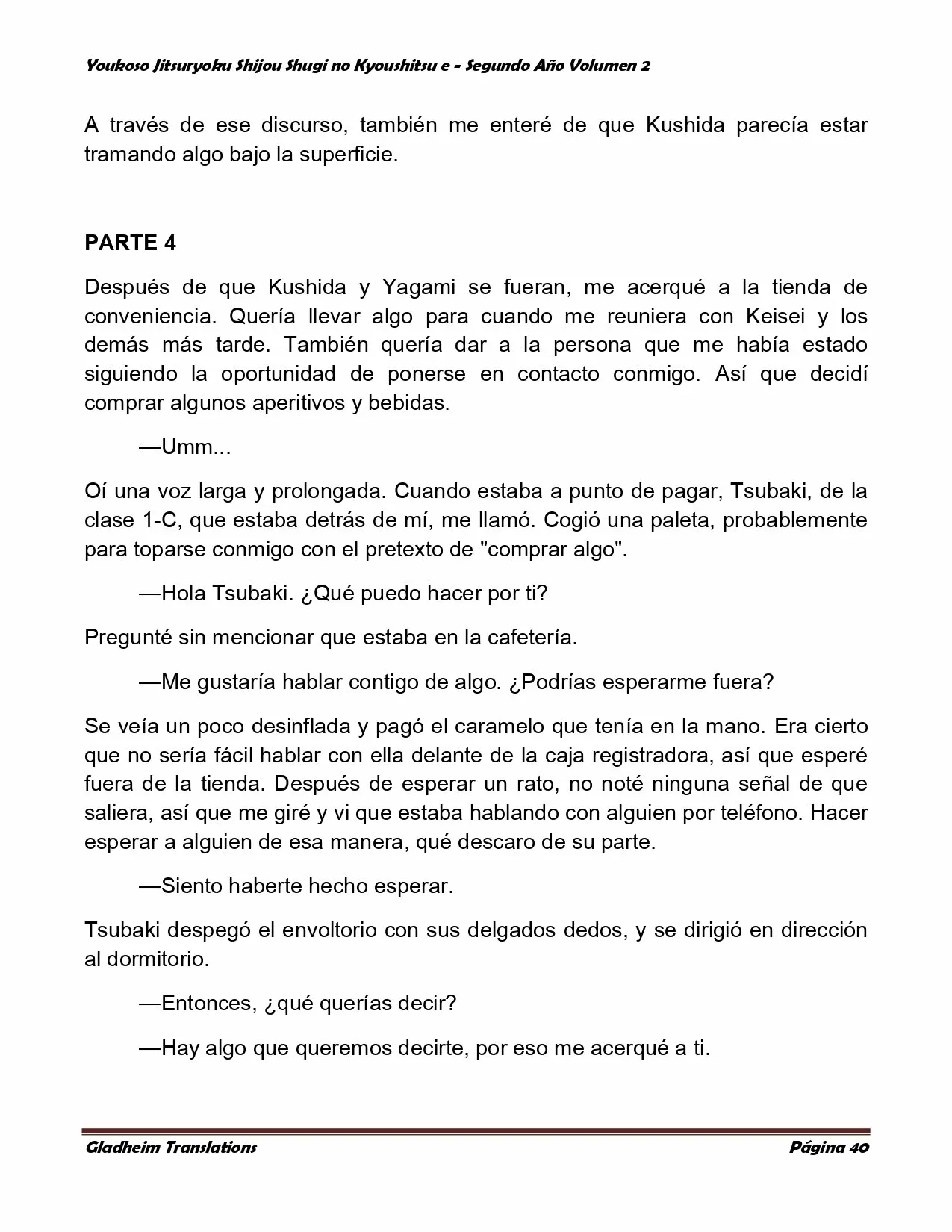 Página 40 del Manga