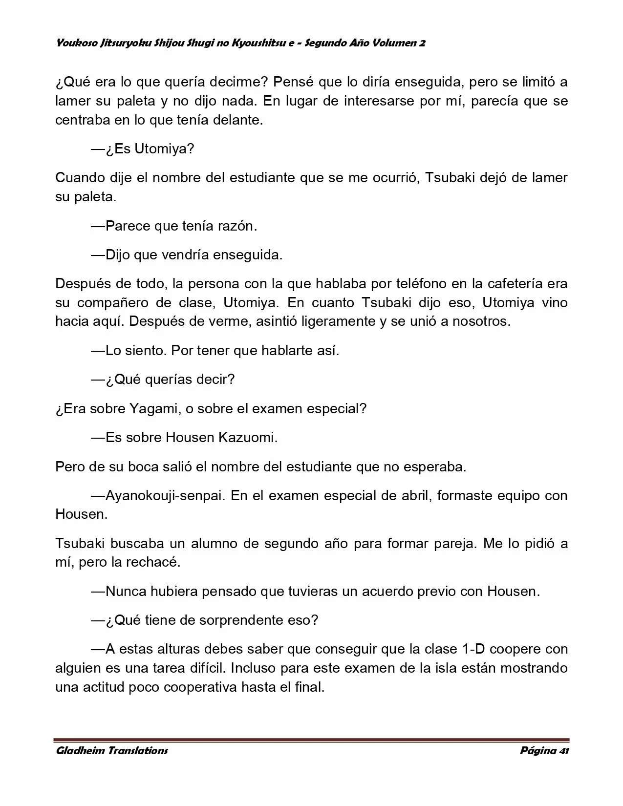 Página 41 del Manga