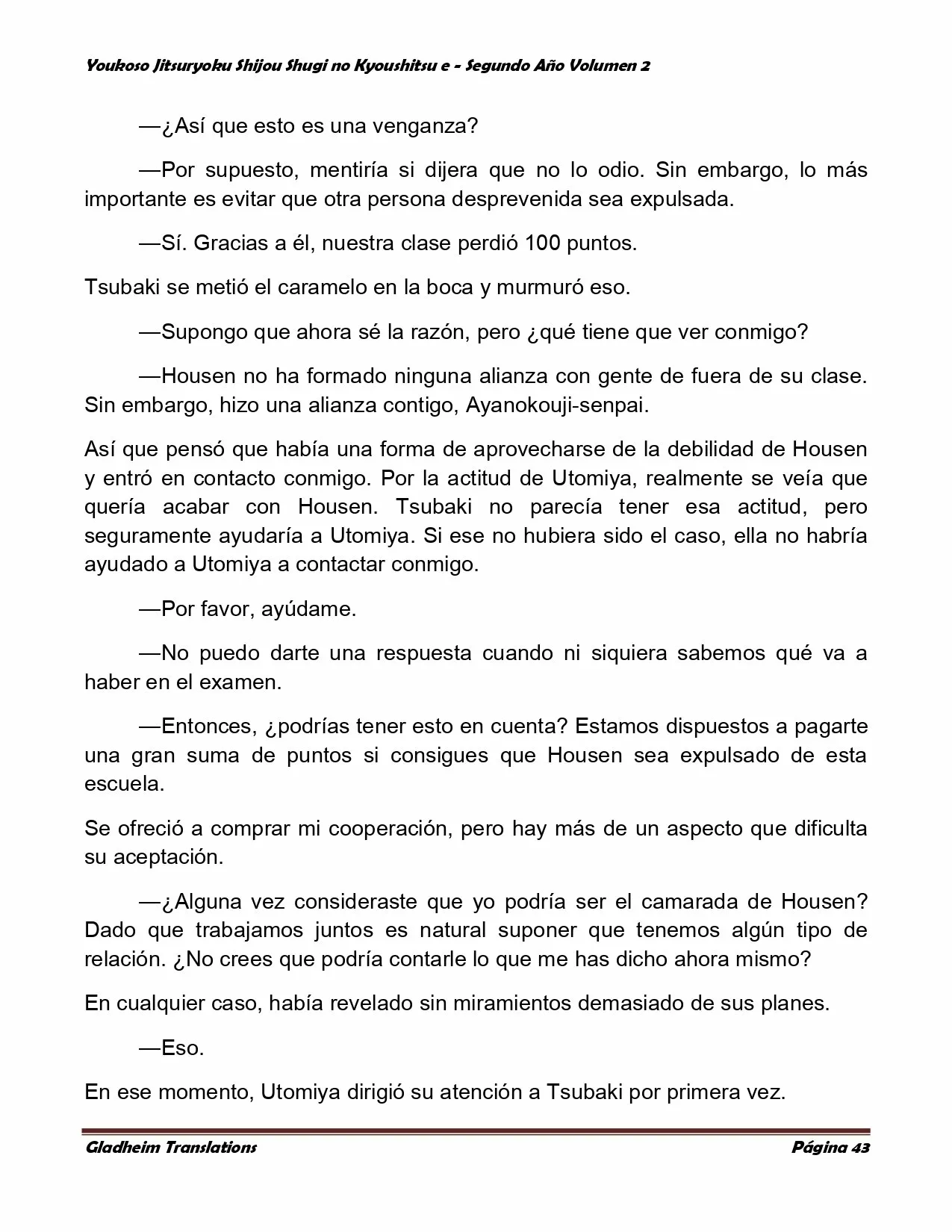 Página 43 del Manga