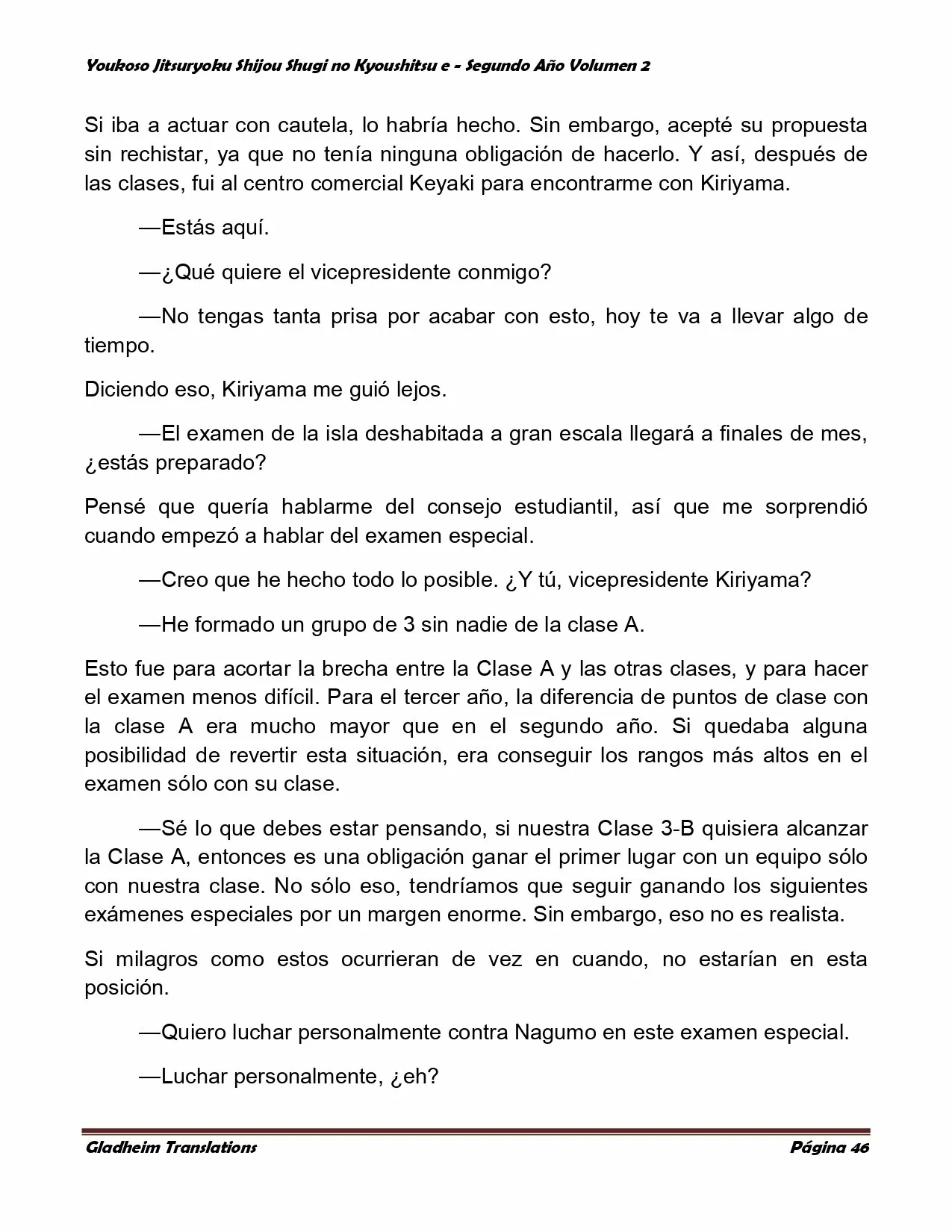 Página 46 del Manga