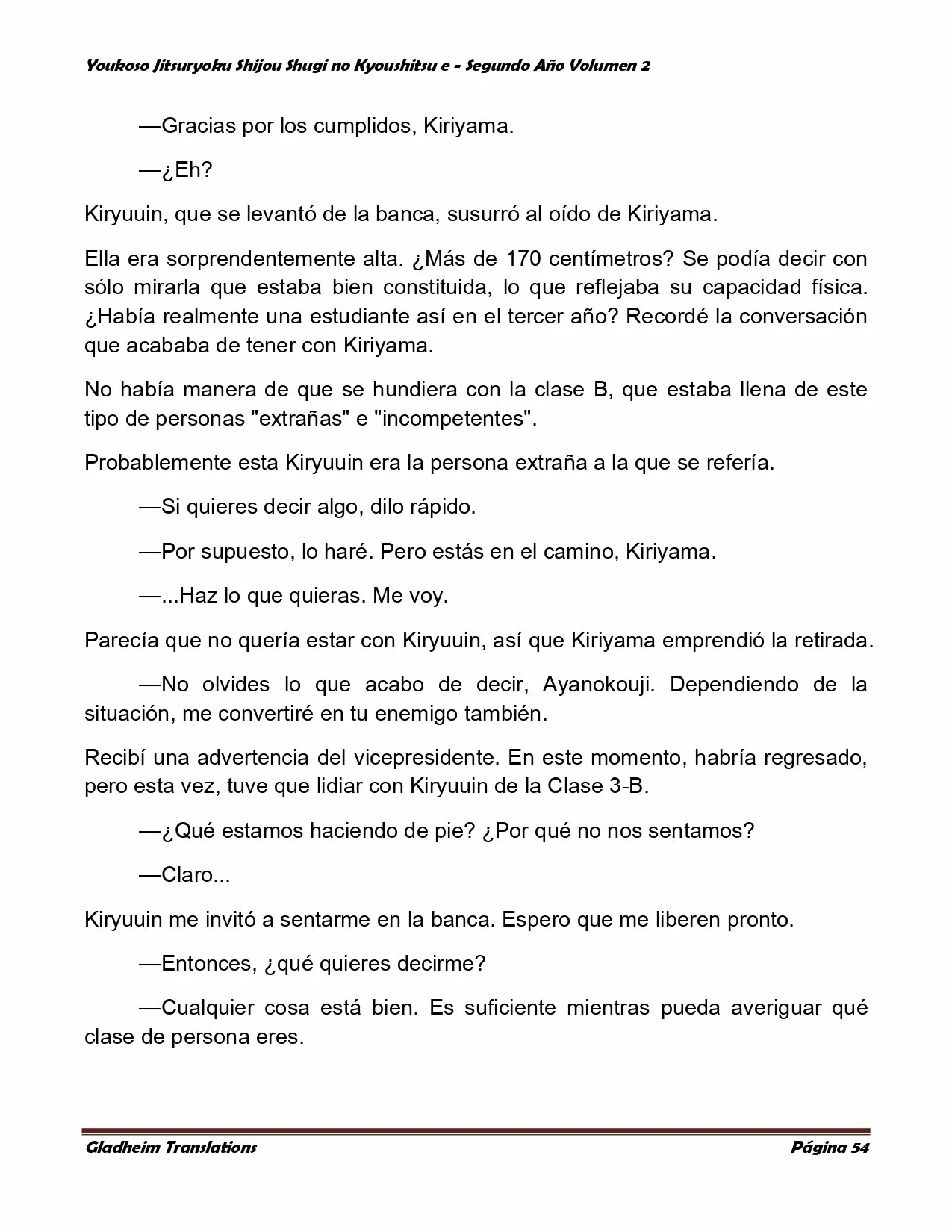 Página 54 del Manga