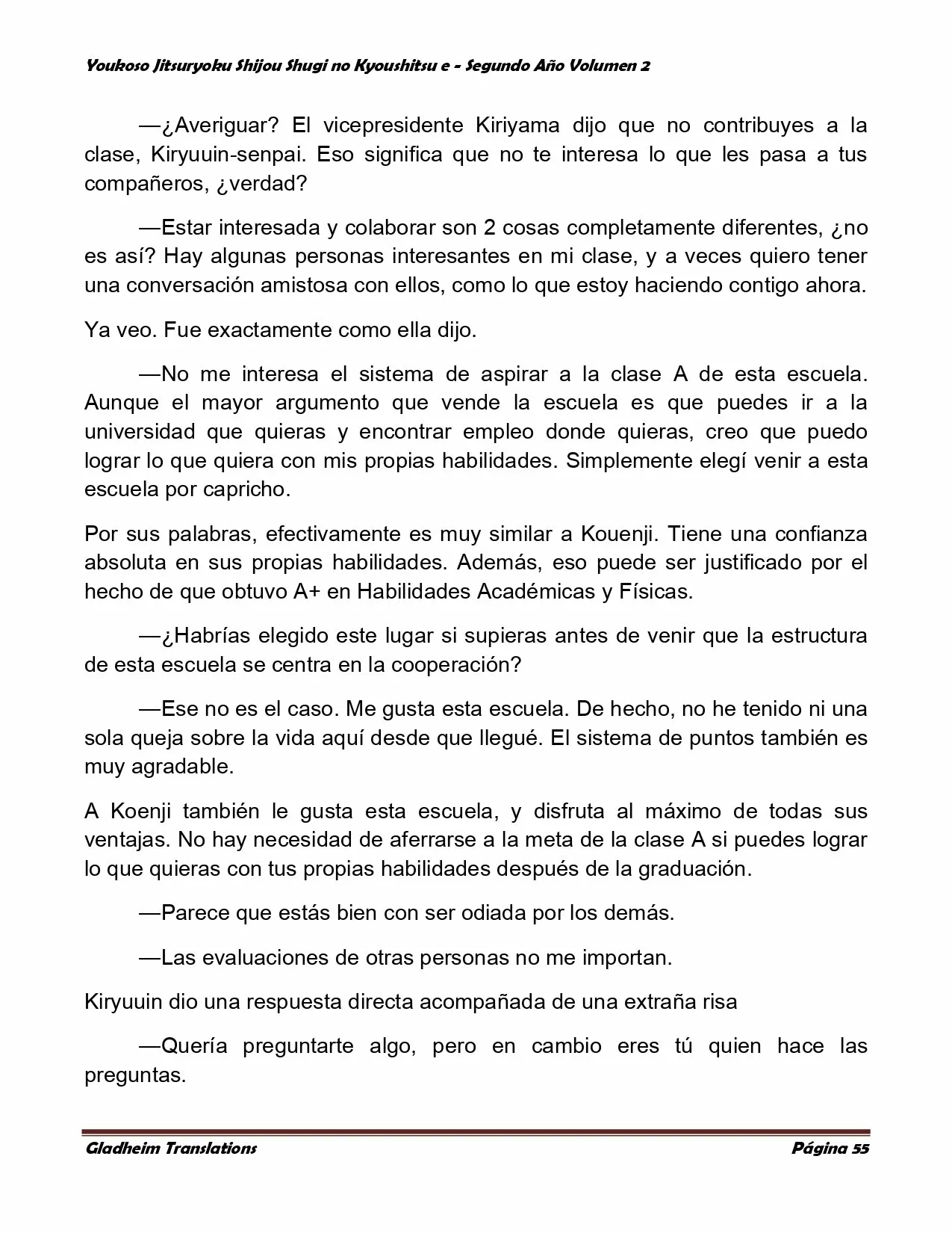 Página 55 del Manga