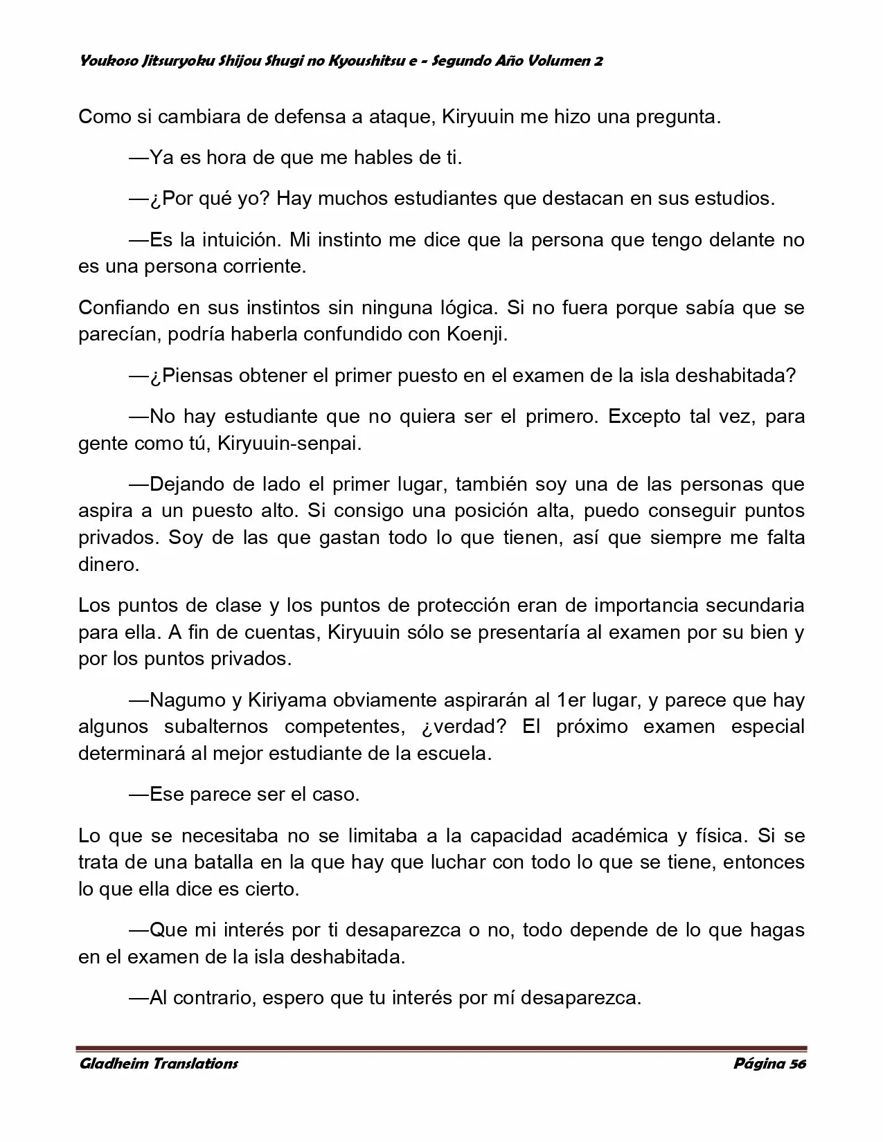 Página 56 del Manga