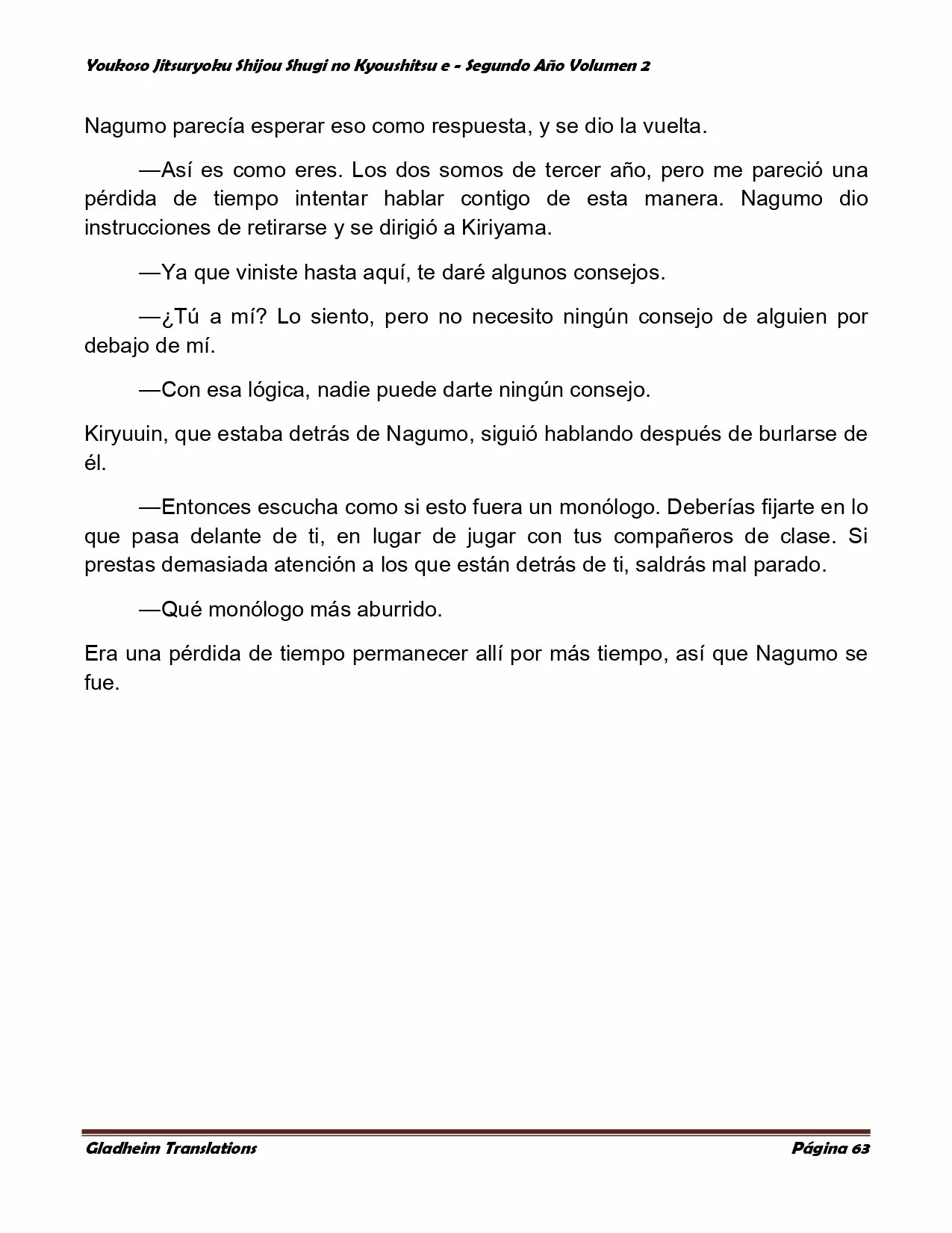 Página 63 del Manga