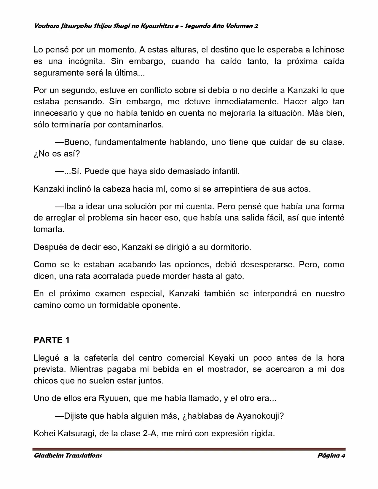 Página 4 del Manga