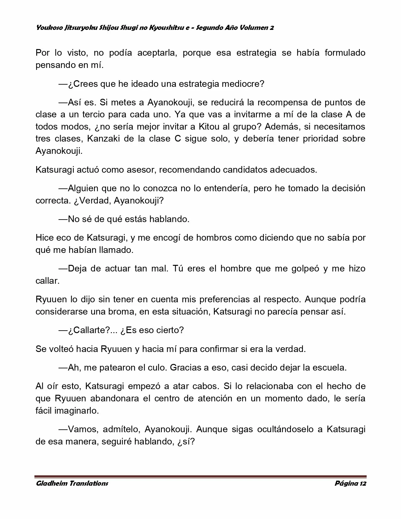 Página 12 del Manga