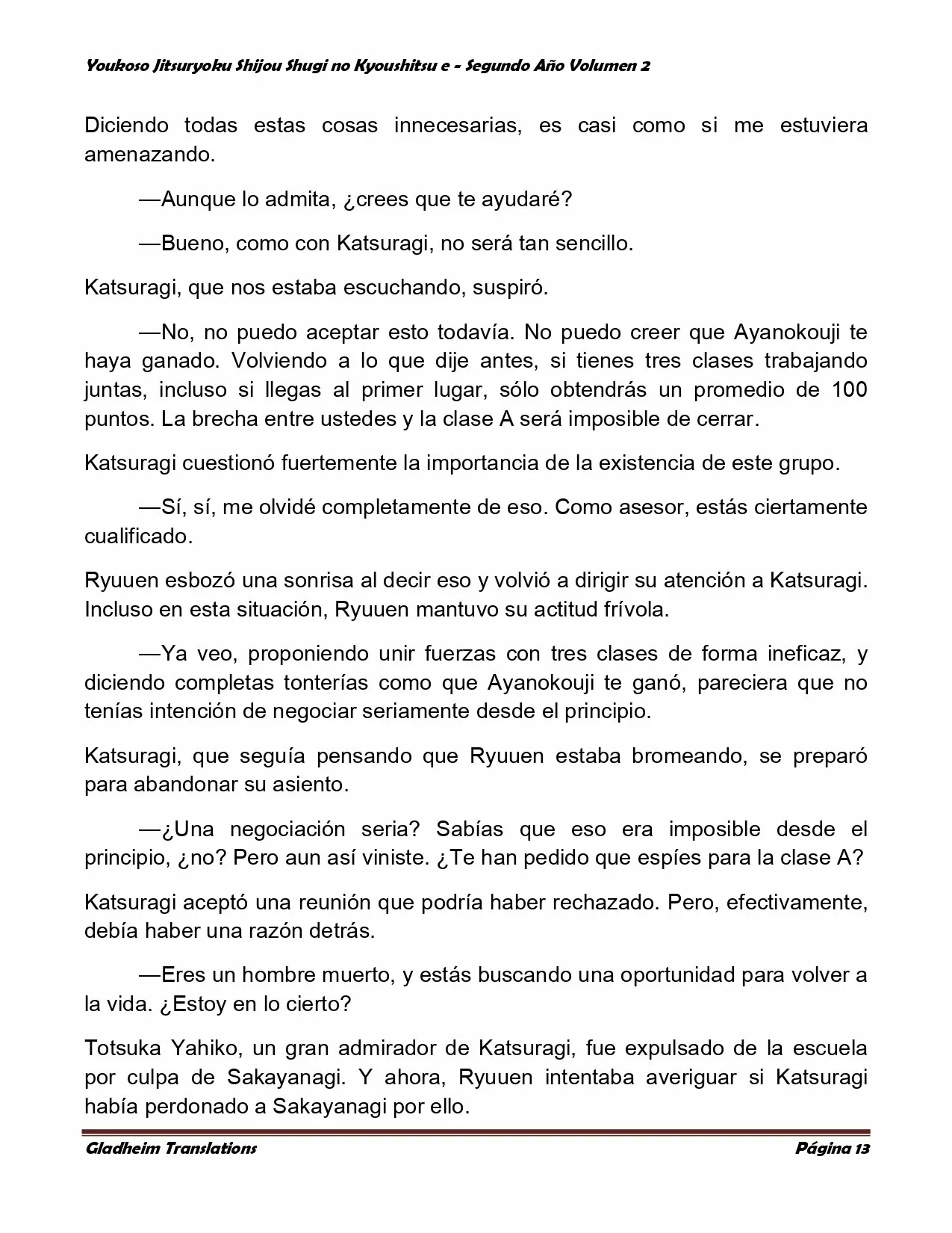 Página 13 del Manga