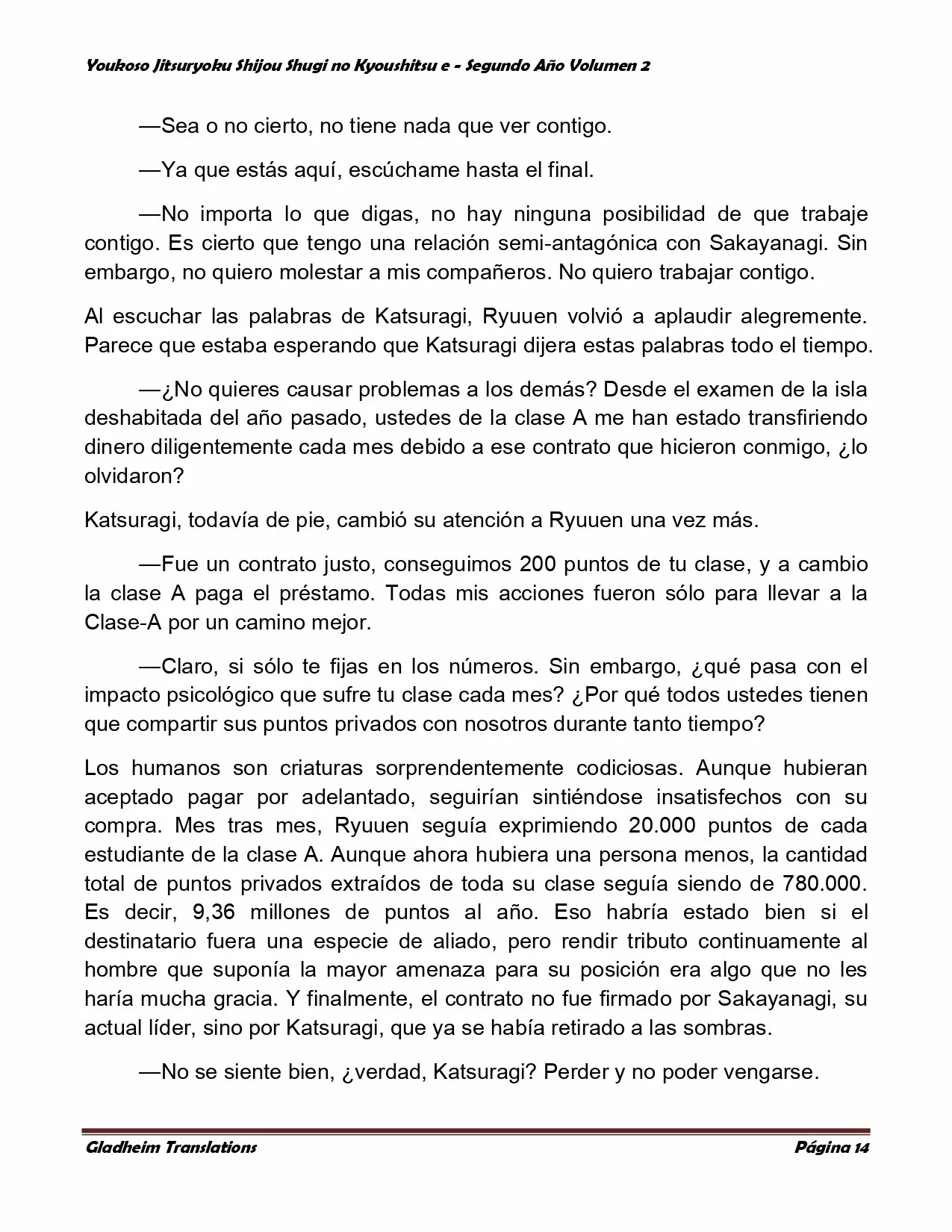 Página 14 del Manga