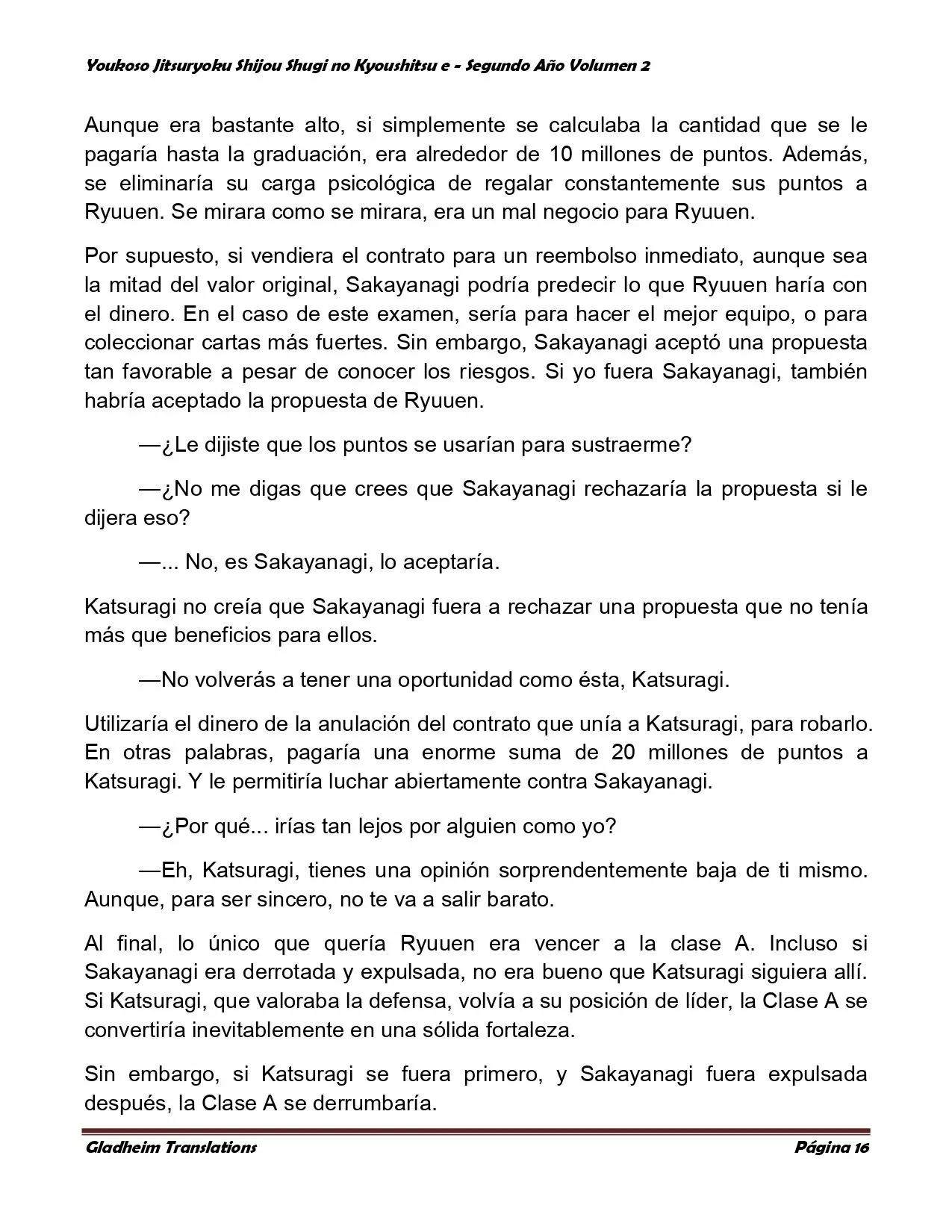 Página 16 del Manga