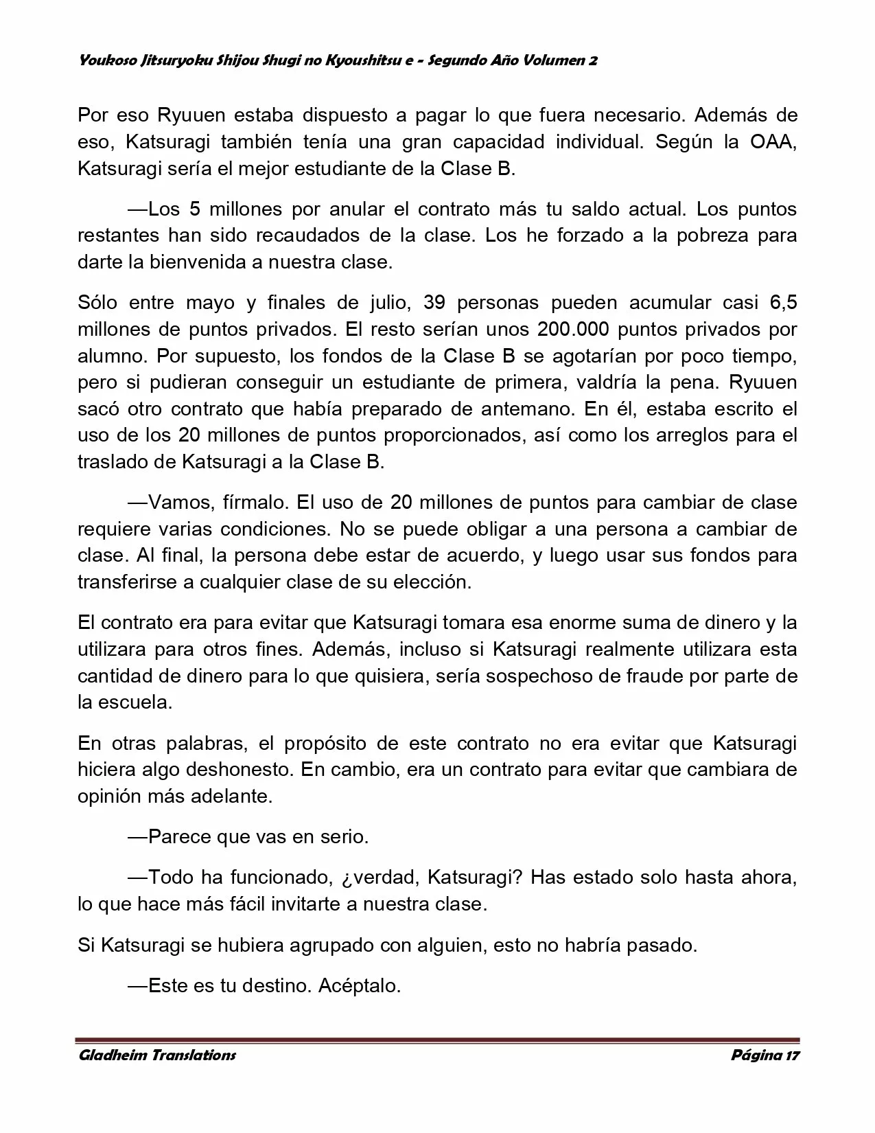 Página 17 del Manga