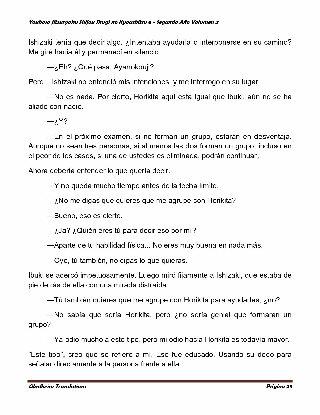 Página 25 del Manga