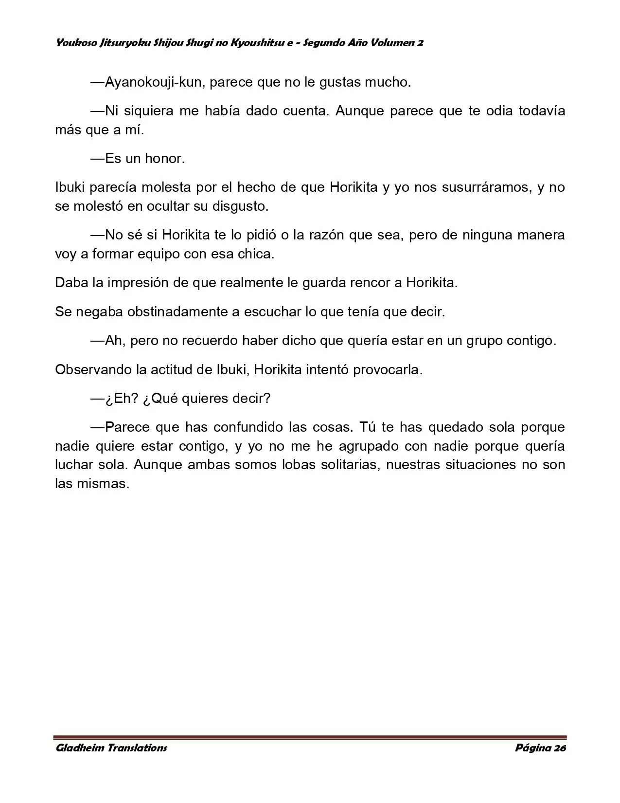 Página 26 del Manga