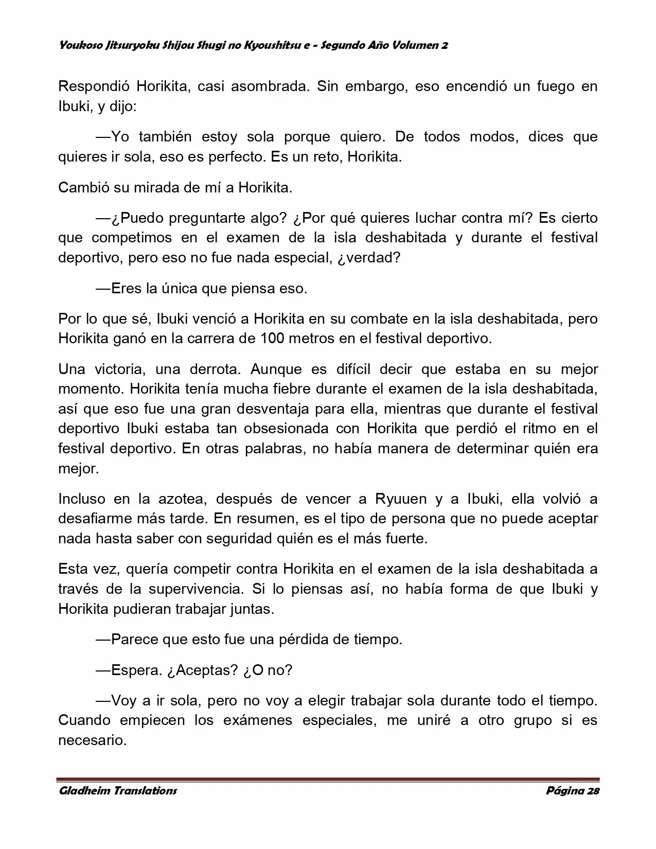 Página 28 del Manga