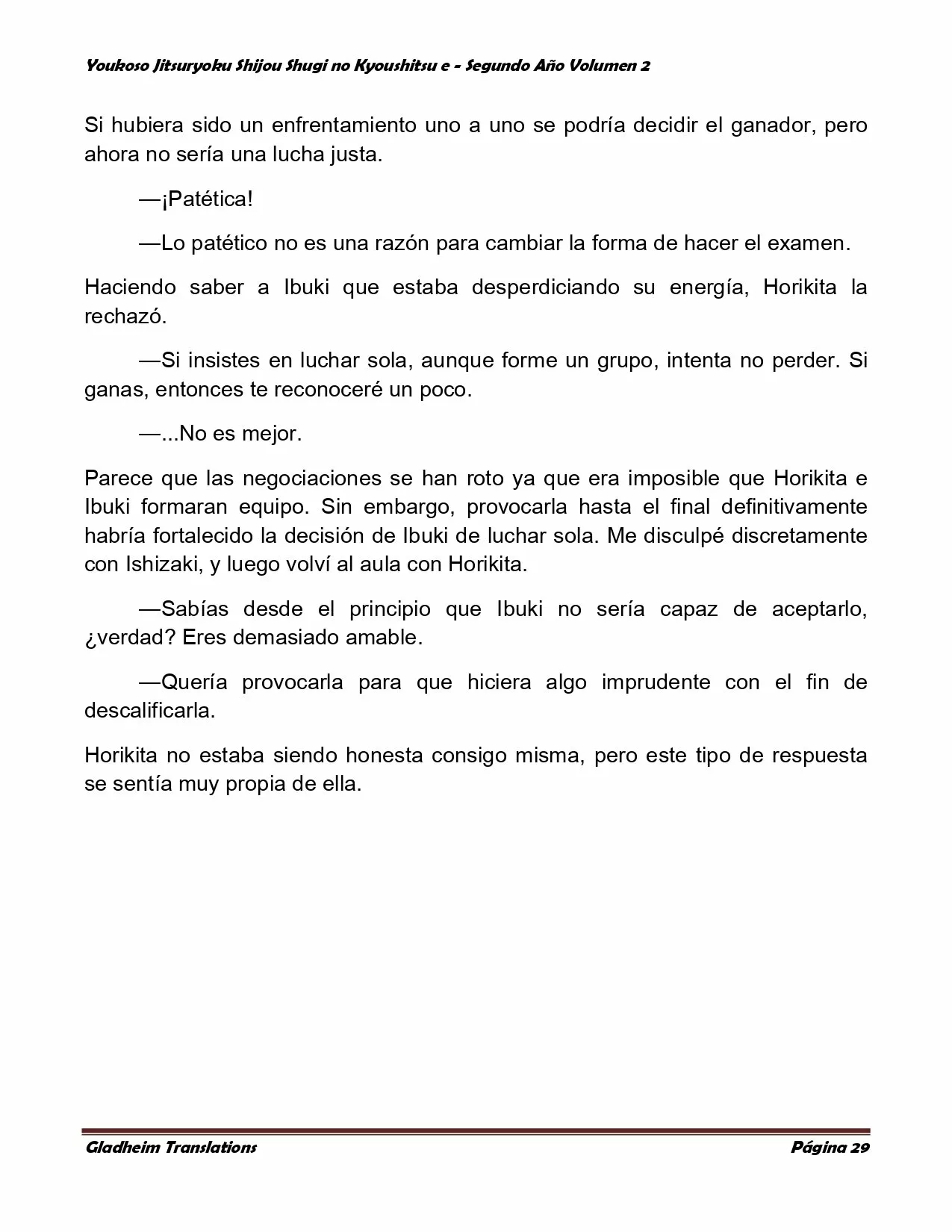 Página 29 del Manga