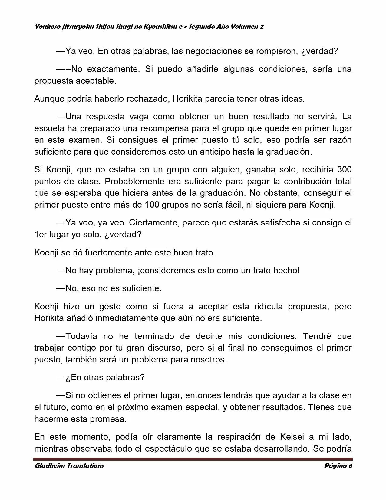 Página 6 del Manga