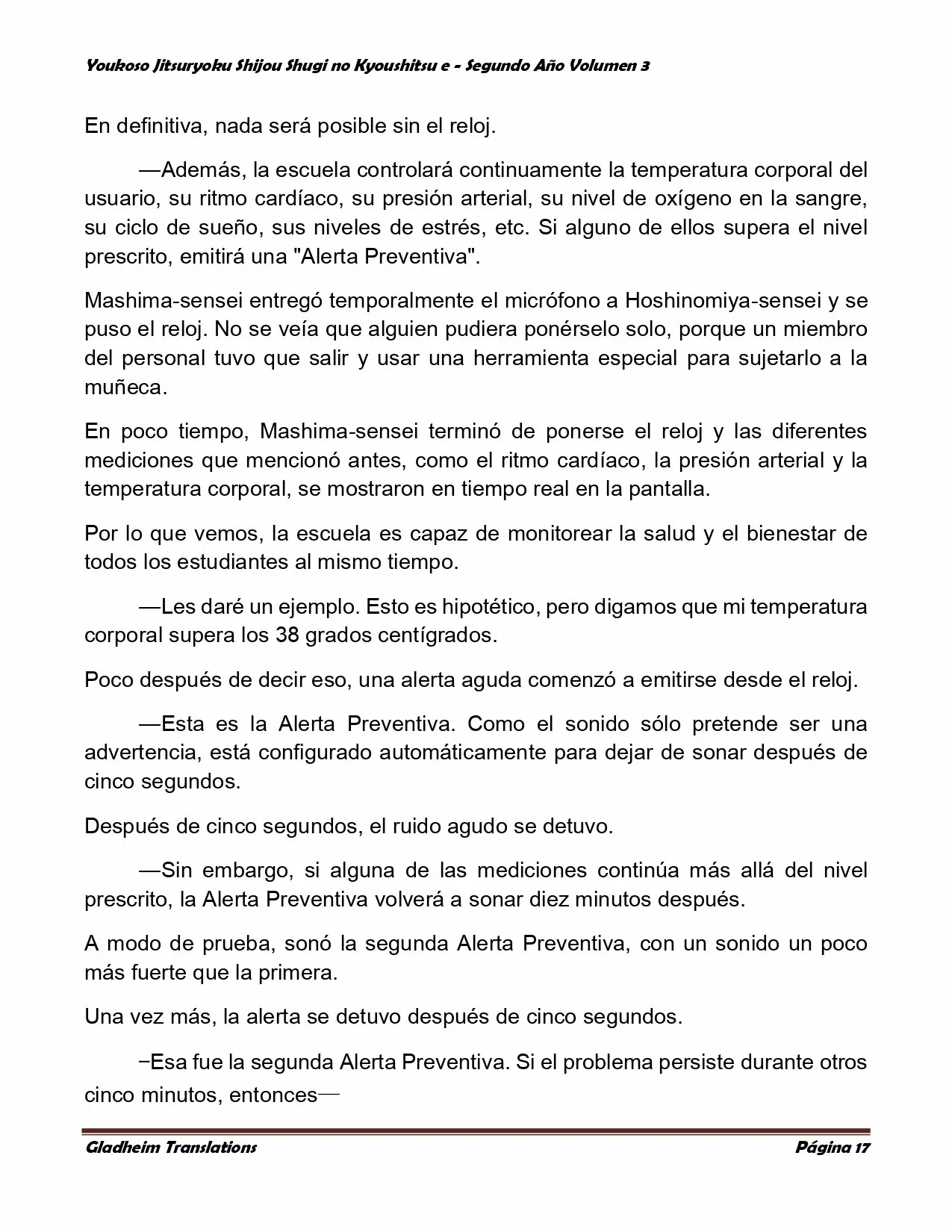 Página 17 del Manga