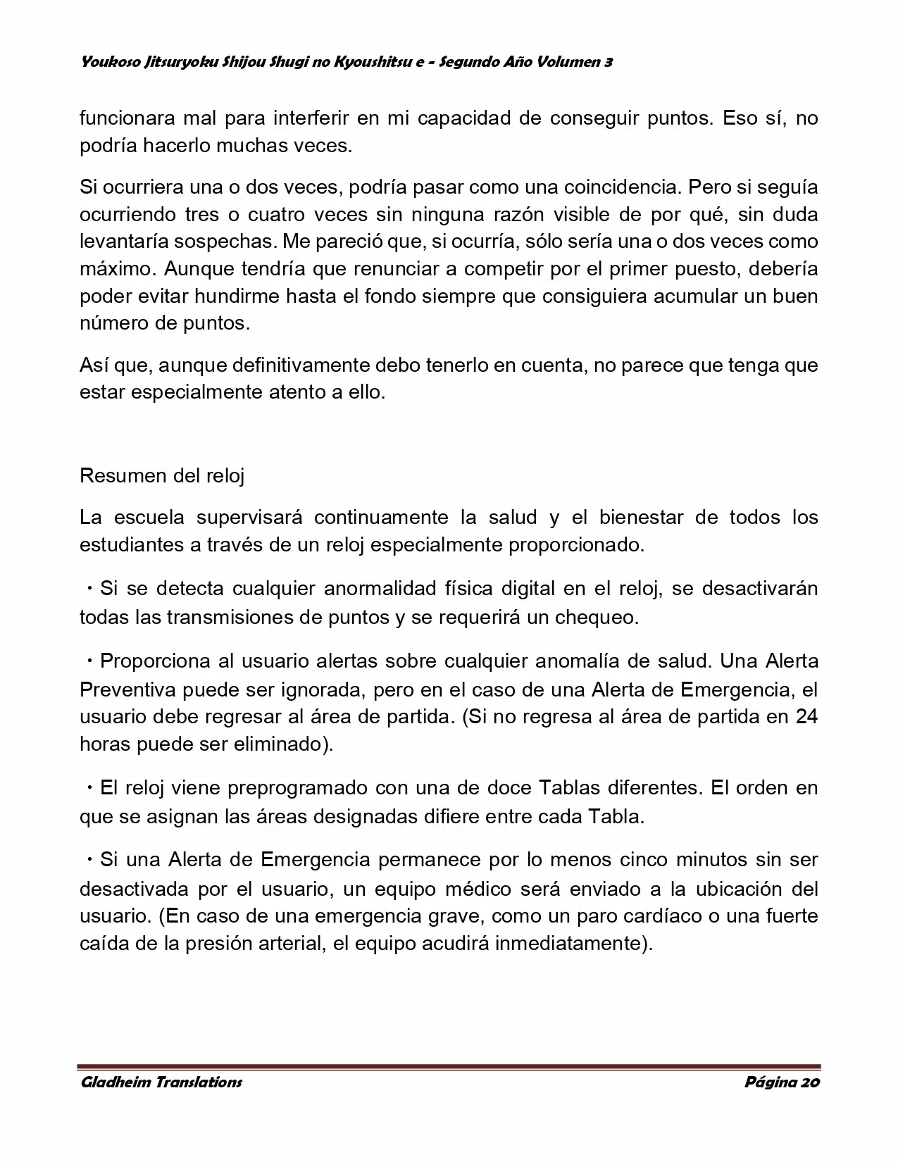 Página 20 del Manga