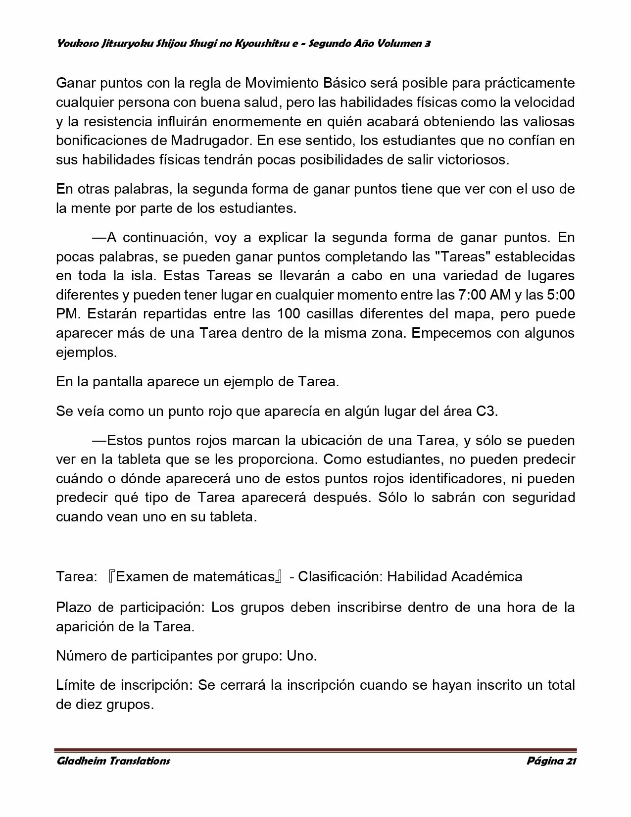 Página 21 del Manga