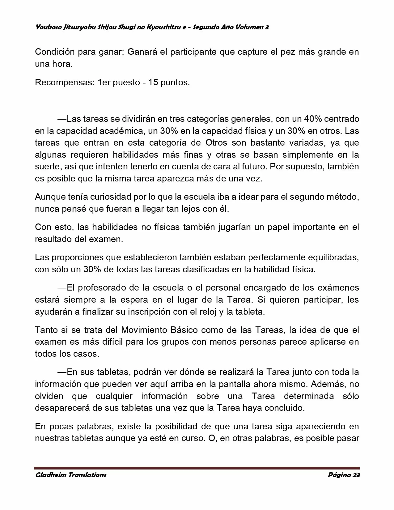 Página 23 del Manga