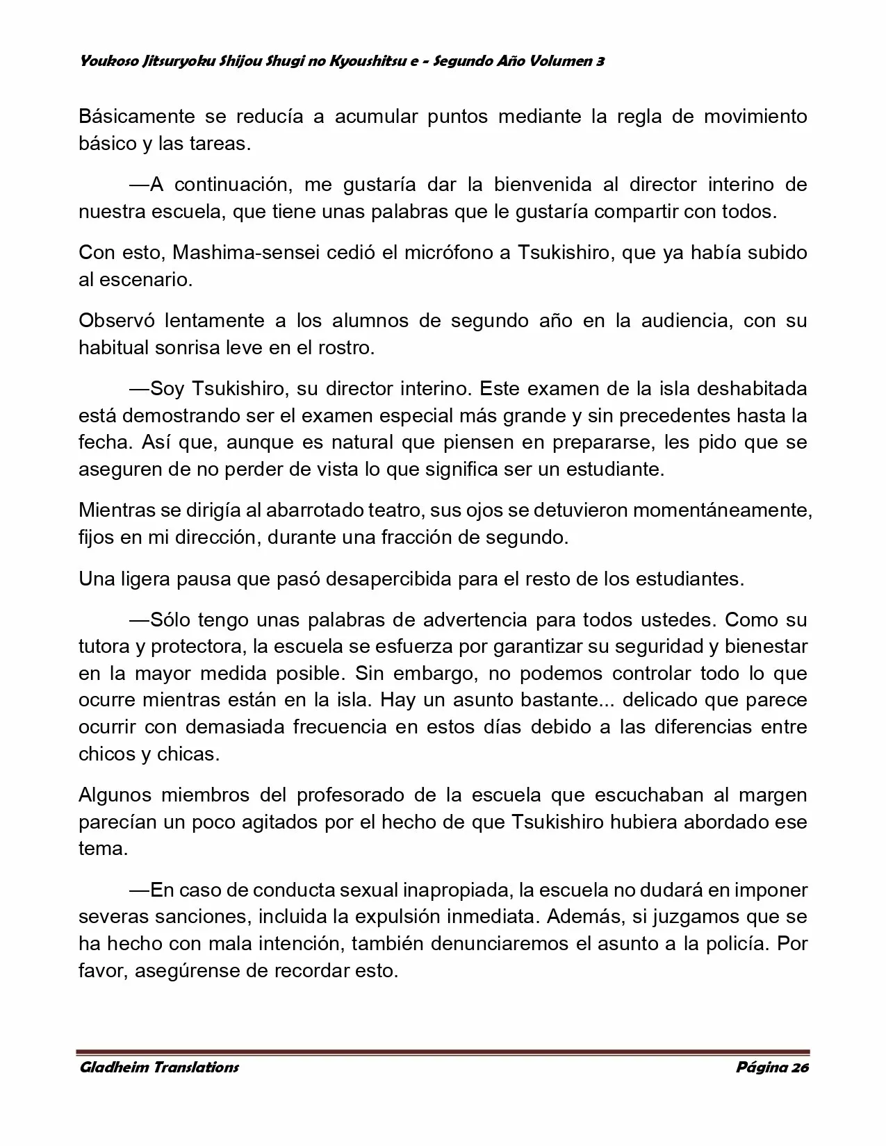 Página 26 del Manga