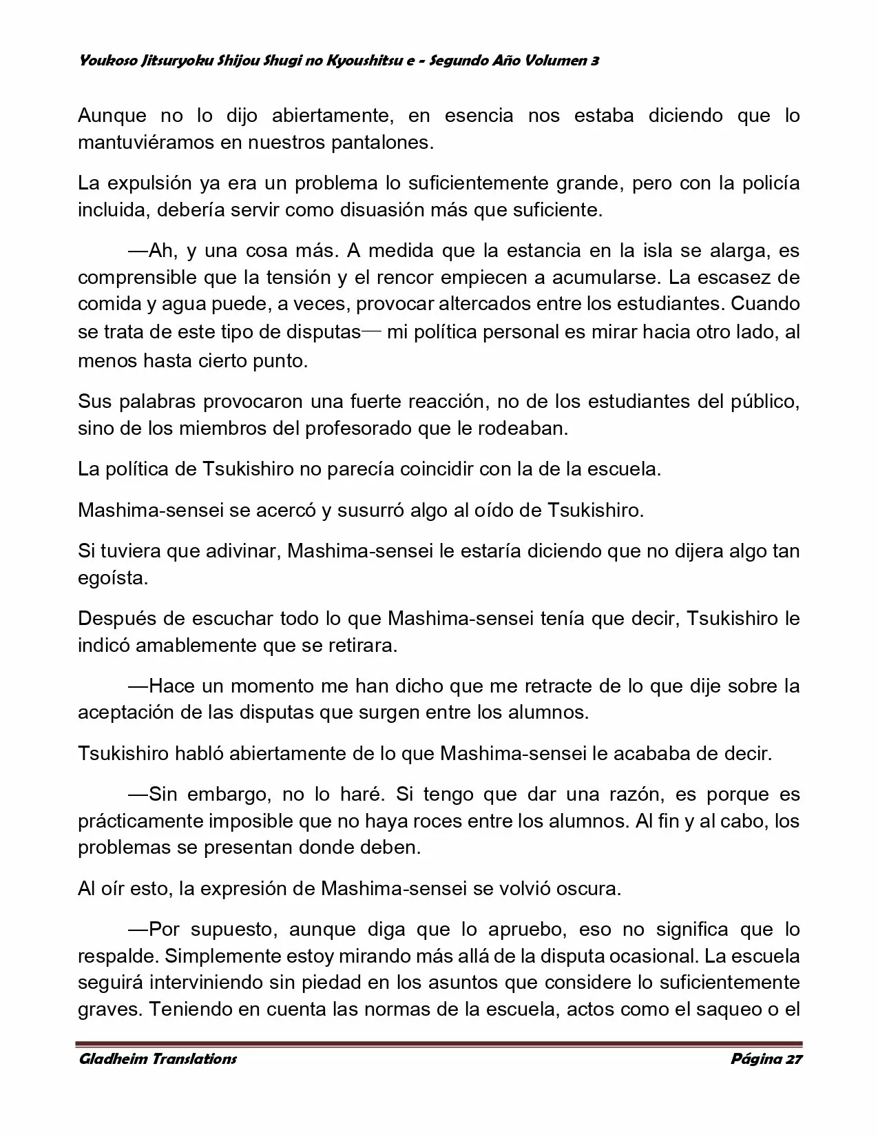 Página 27 del Manga