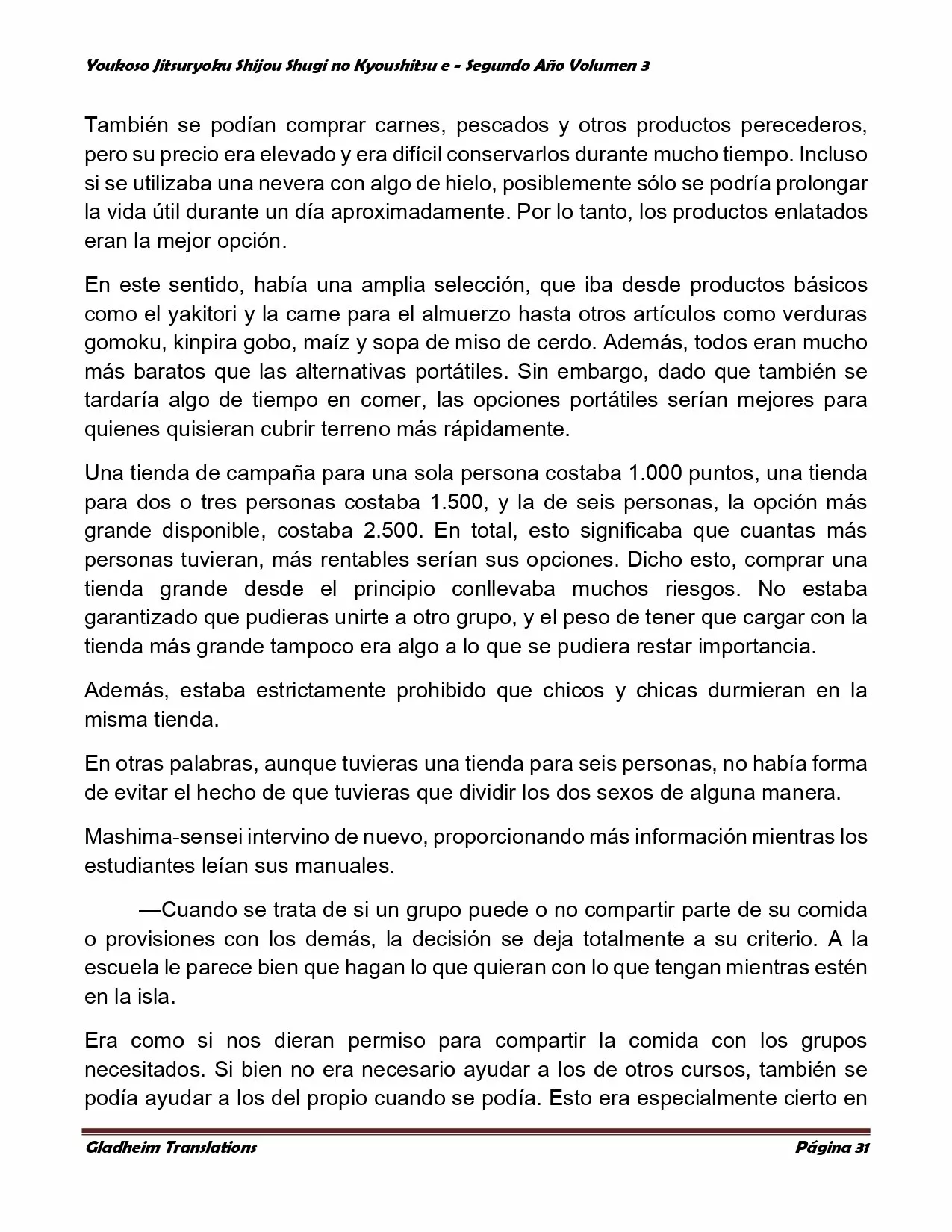 Página 31 del Manga