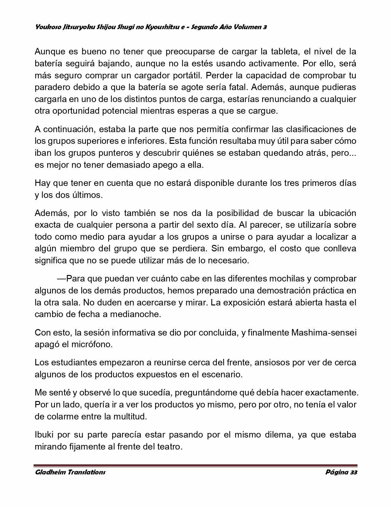 Página 33 del Manga