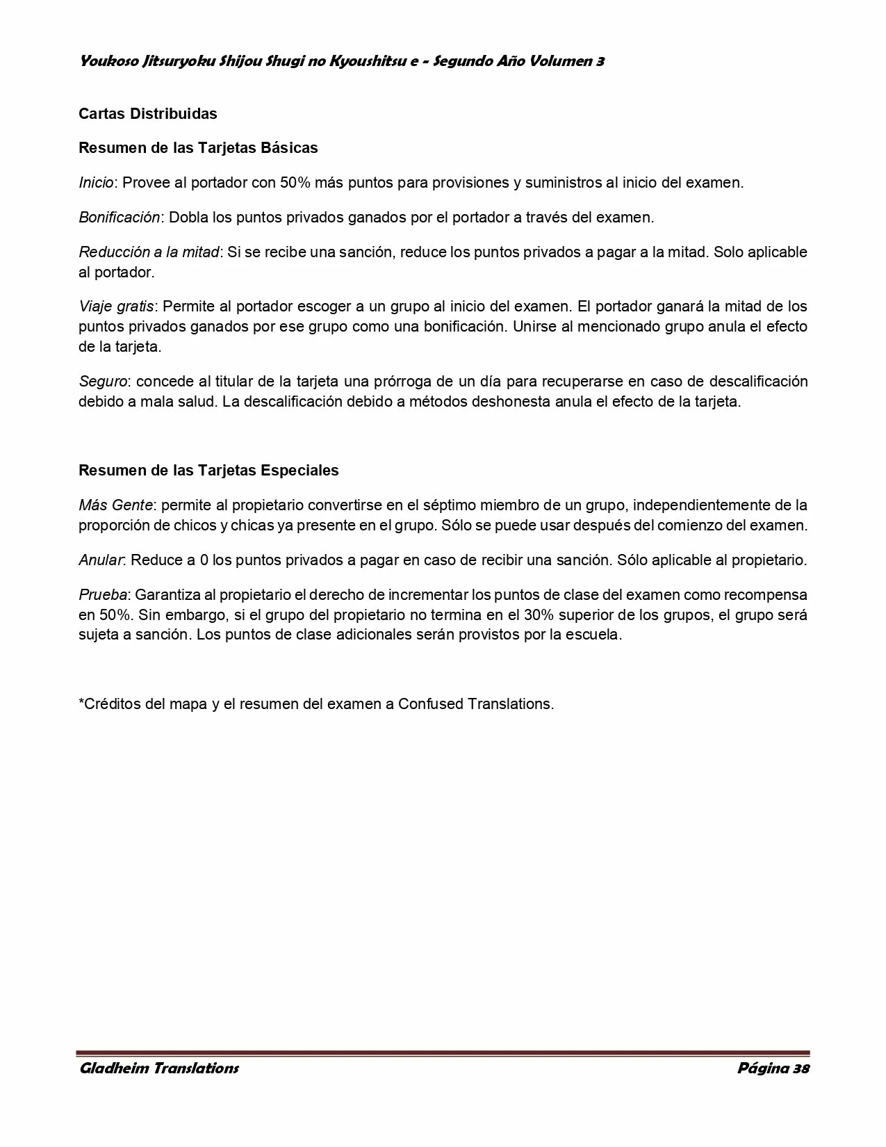 Página 38 del Manga