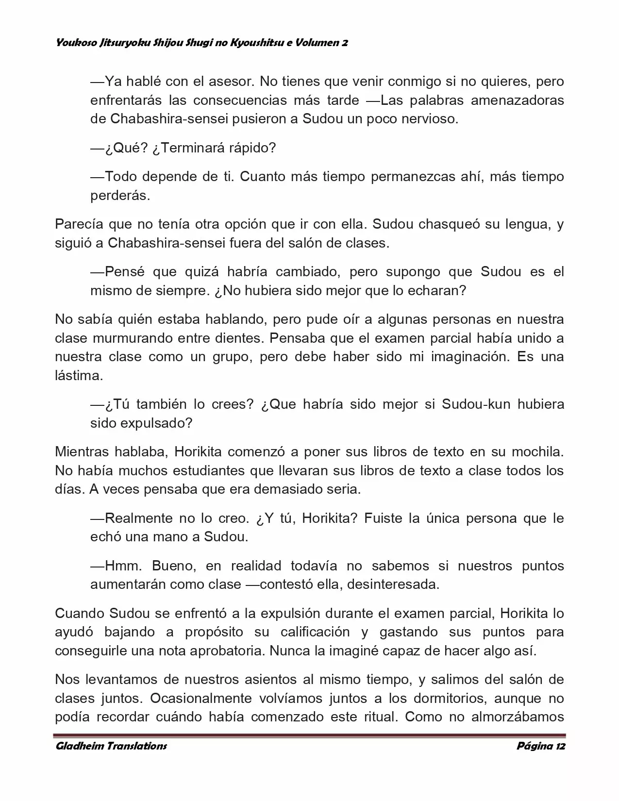 Página 12 del Manga