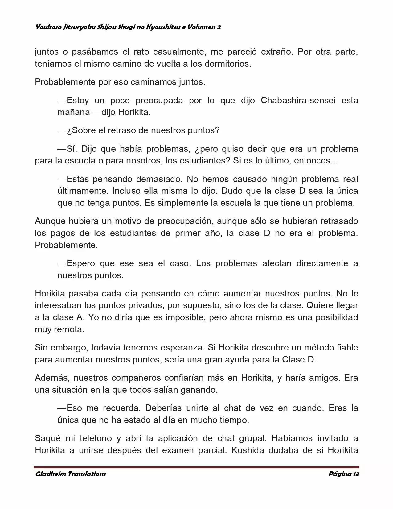 Página 13 del Manga