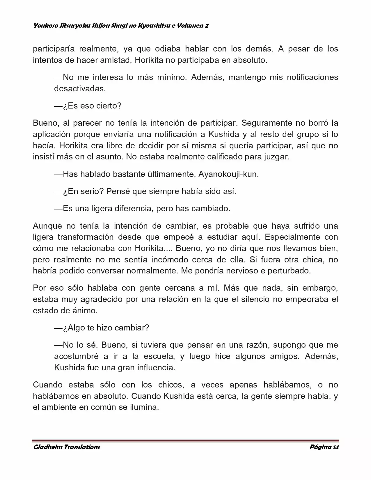 Página 14 del Manga