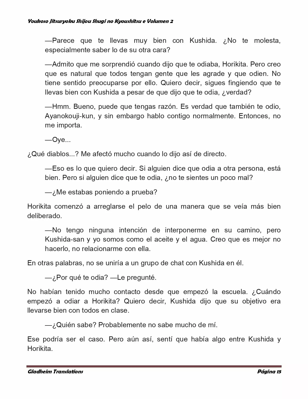 Página 15 del Manga