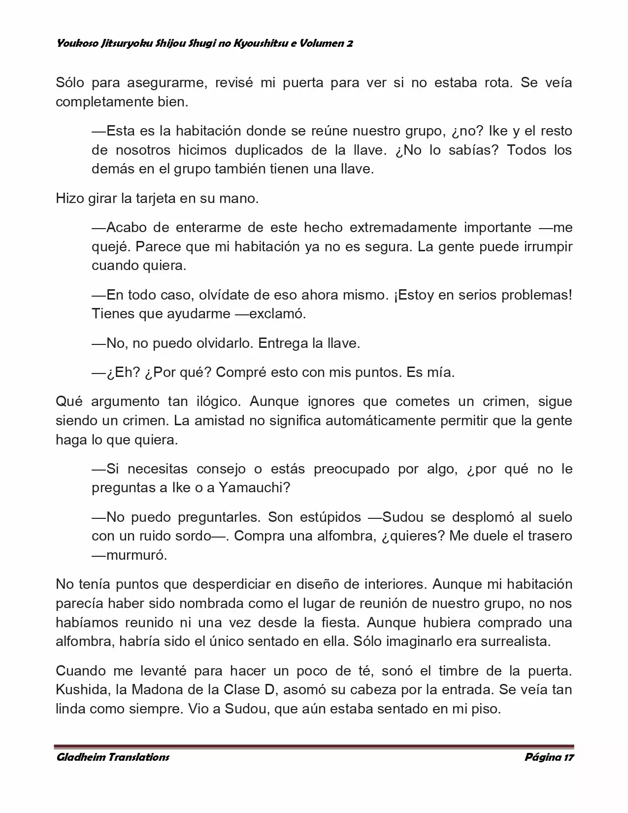 Página 17 del Manga