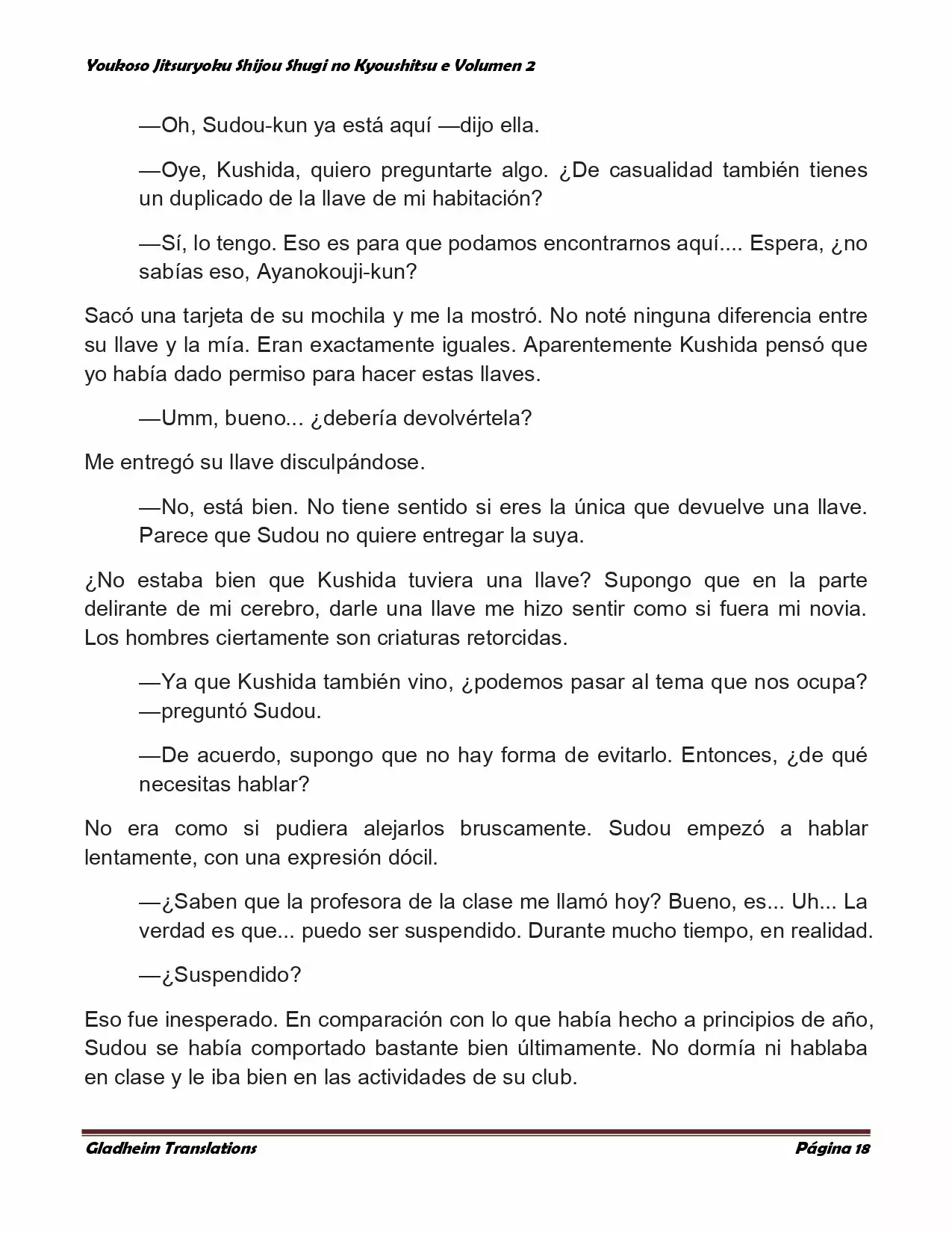 Página 18 del Manga